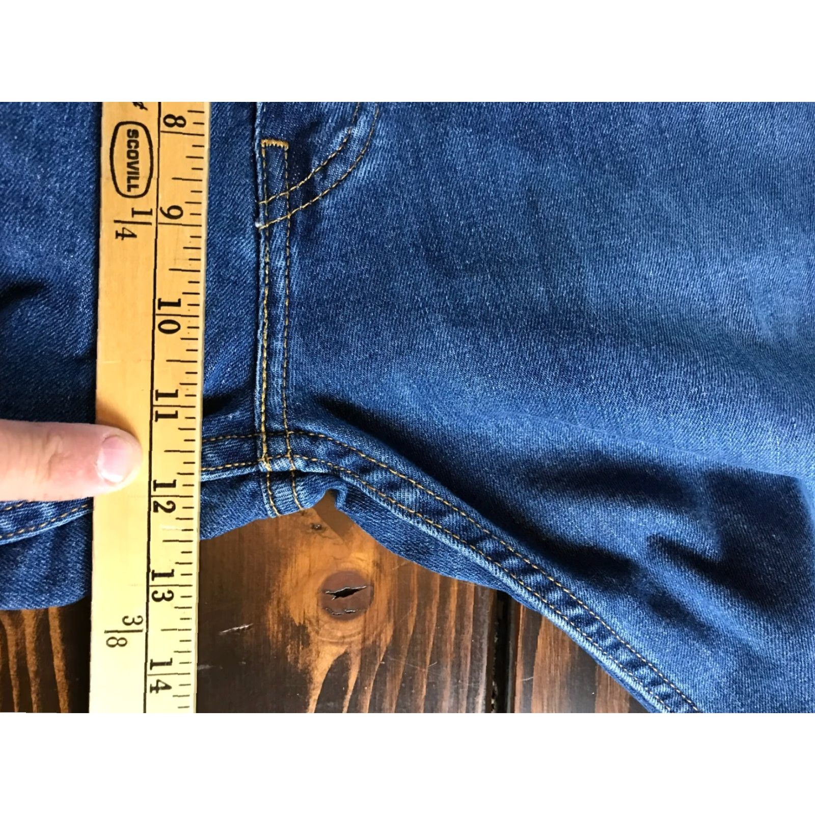 Levi's Levi's 505 Jeans Men's Size 34x32 Blue Denim Straight Leg Pockets Size US 34 / EU 50 - 5 Thumbnail