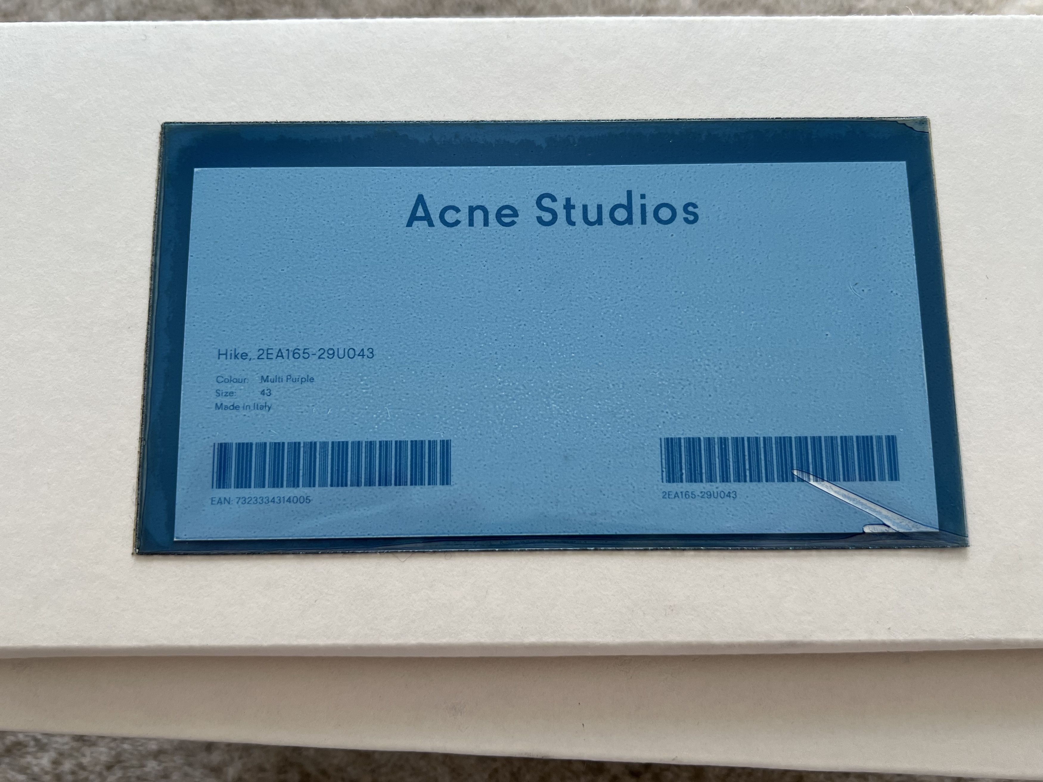 Acne Studios Acne Studios Blå Konst Multi Purple Hiking Boot Size US 10.5 / EU 43-44 - 10 Thumbnail