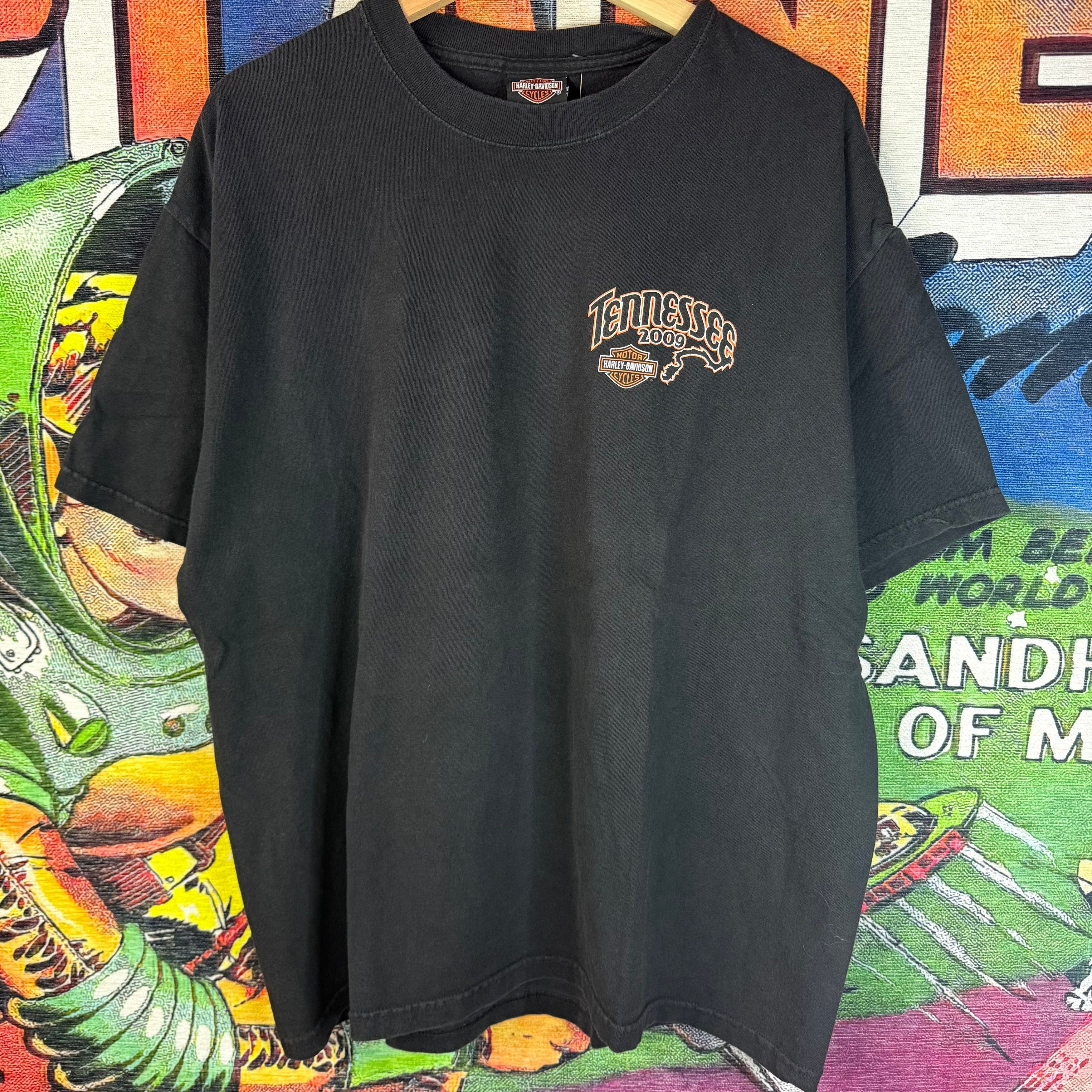 Harley Davidson 2009 Harley-Davidson Tennessee Smokey Mountain Tee Size XL Size US XL / EU 56 / 4 - 1 Thumbnail