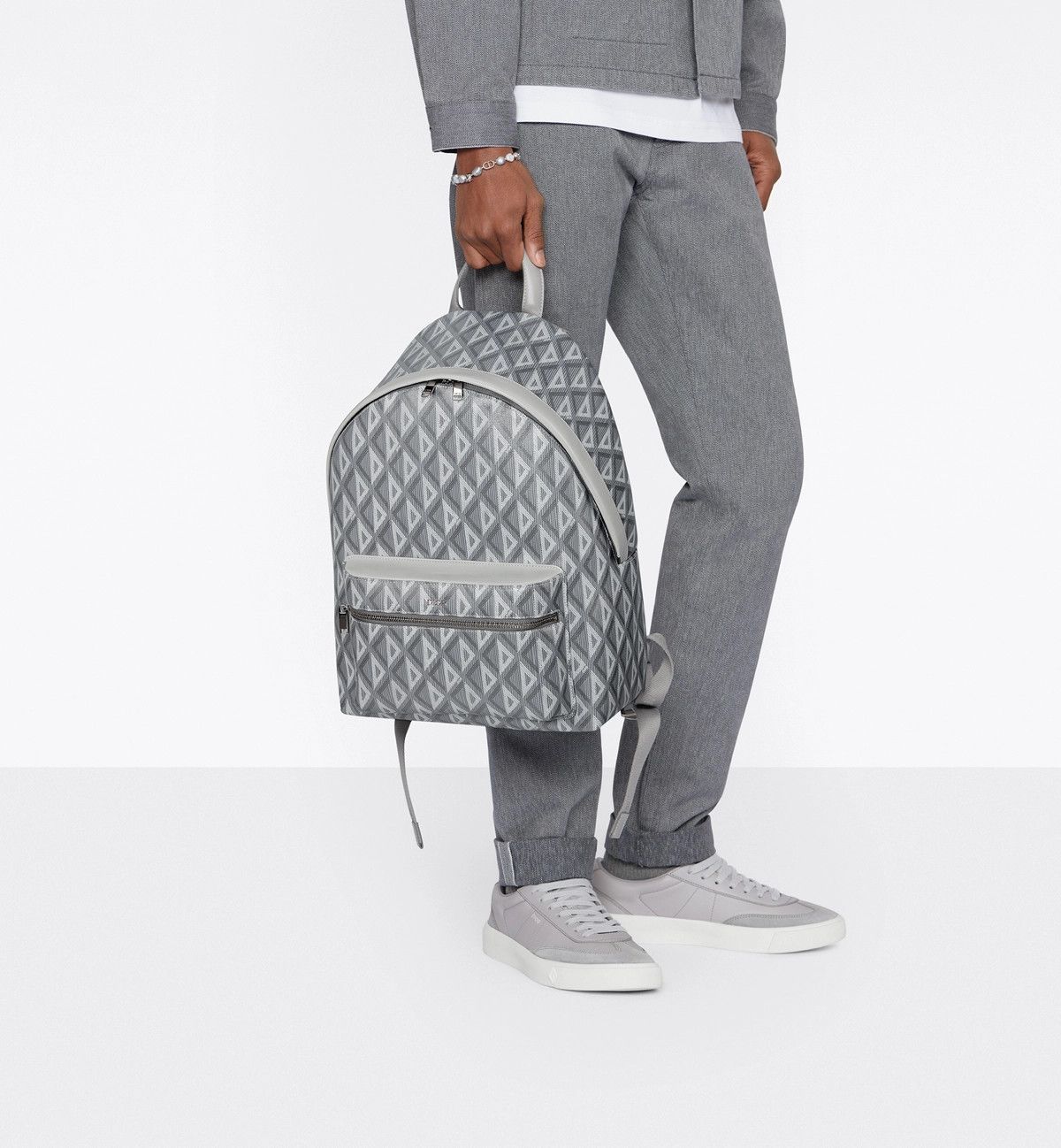Dior o1bcso1str0226 Size:OS/Rider Backpack in Grey Size ONE SIZE - 6 Thumbnail