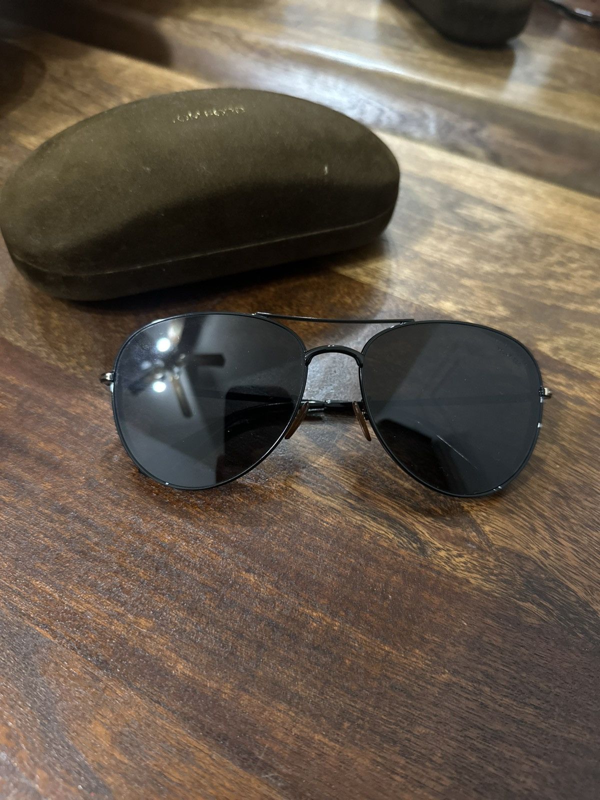 Tom Ford Tom Ford Oversized Titanium Aviator Size ONE SIZE - 1 Thumbnail