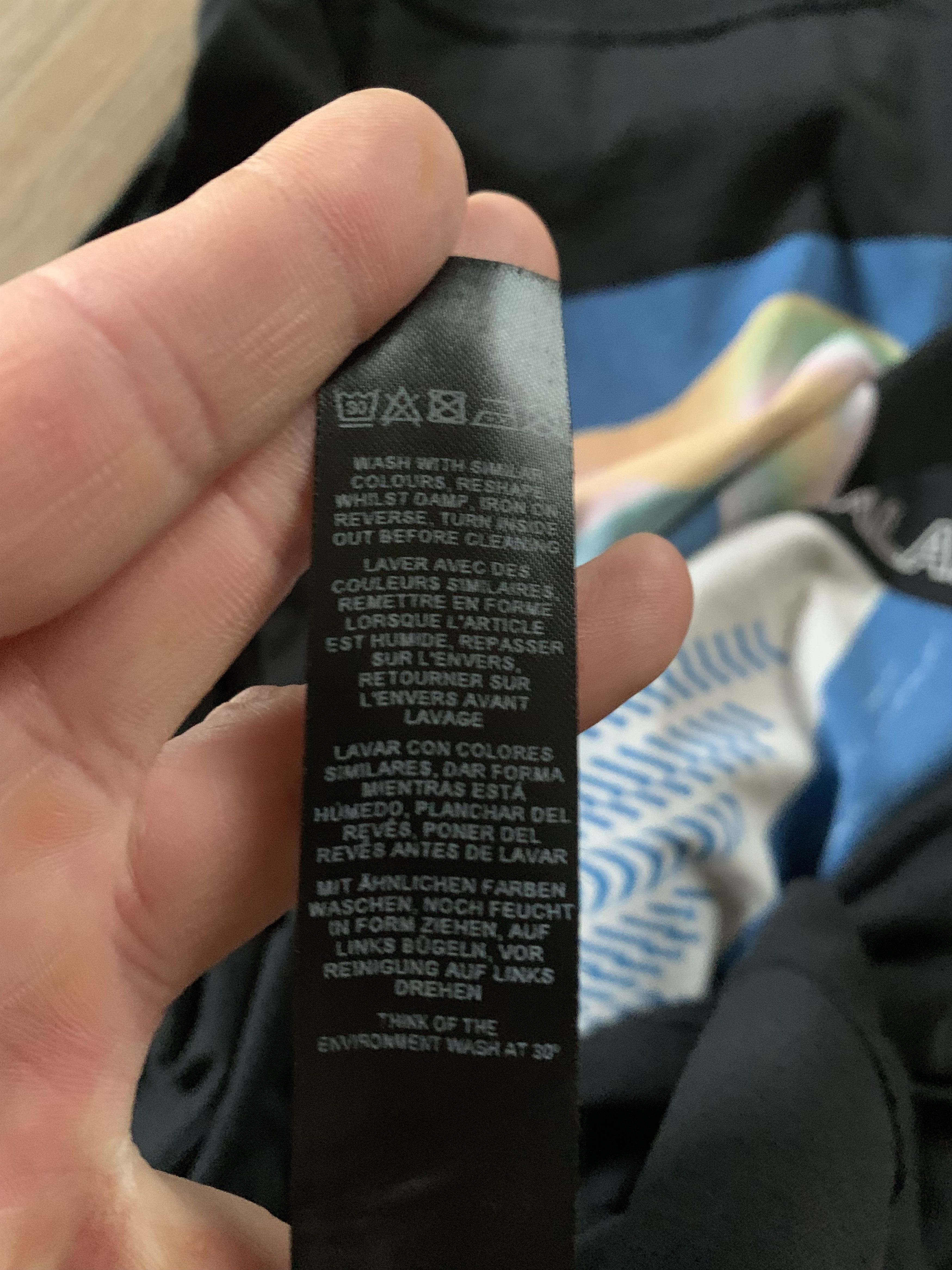 Other Collusion Black Printed Long Sleeve Size US L / EU 52-54 / 3 - 8 Thumbnail