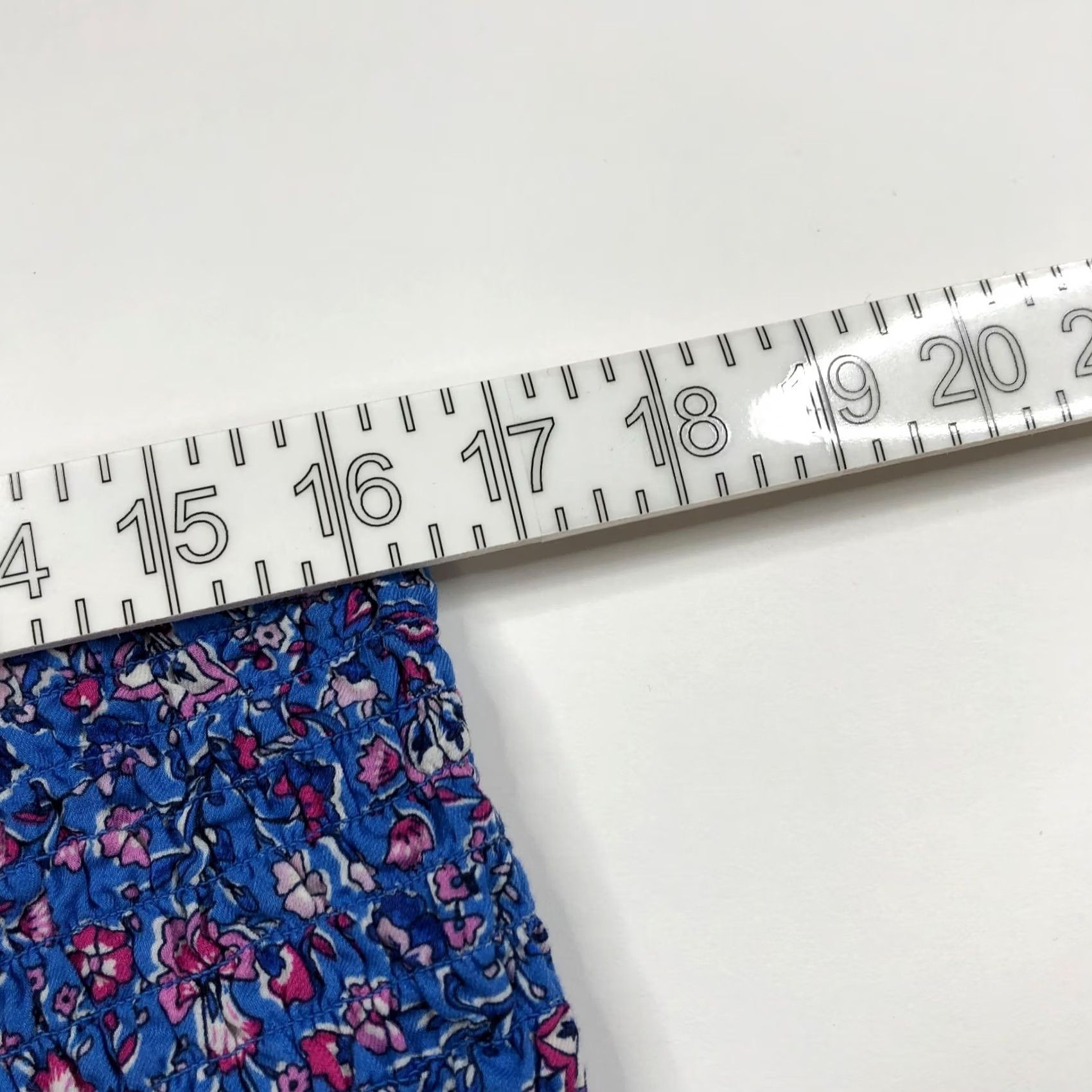 J. Jill J.Jill Skirt (PL) Pull On Elastic Mini Floral All Over Print Blue - Cotton, 100% - Short, Women's, Petite, Casual/Travel, Machine Washable Size 36" / US 14 / IT 50 - 5 Thumbnail
