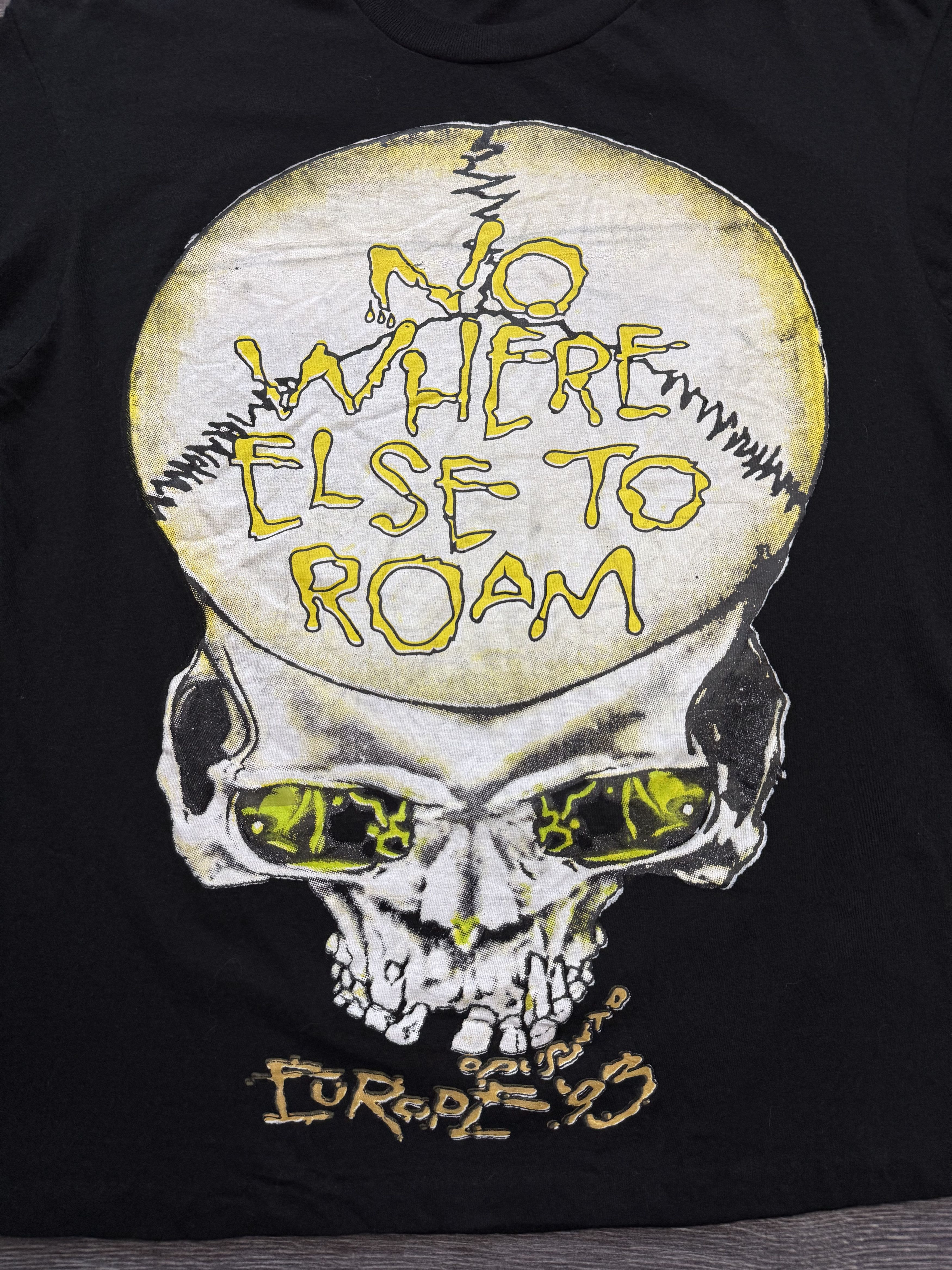 Band Tees 90s Vintage Metallica Nowhere Else To Roam 1993 Eu Tour Tee Size US L / EU 52-54 / 3 - 2 Thumbnail