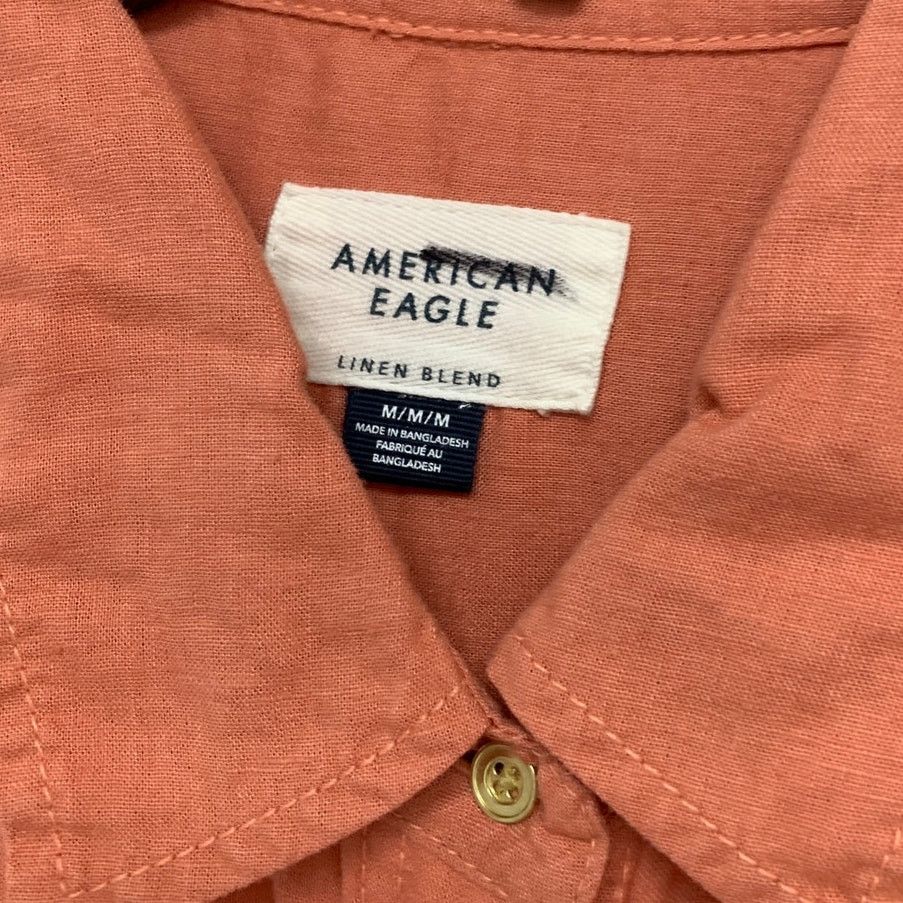 American Eagle Outfitters 2 New American Eagle Womens Medium Collared Button Up Shirts Size M / US 6-8 / IT 42-44 - 4 Thumbnail