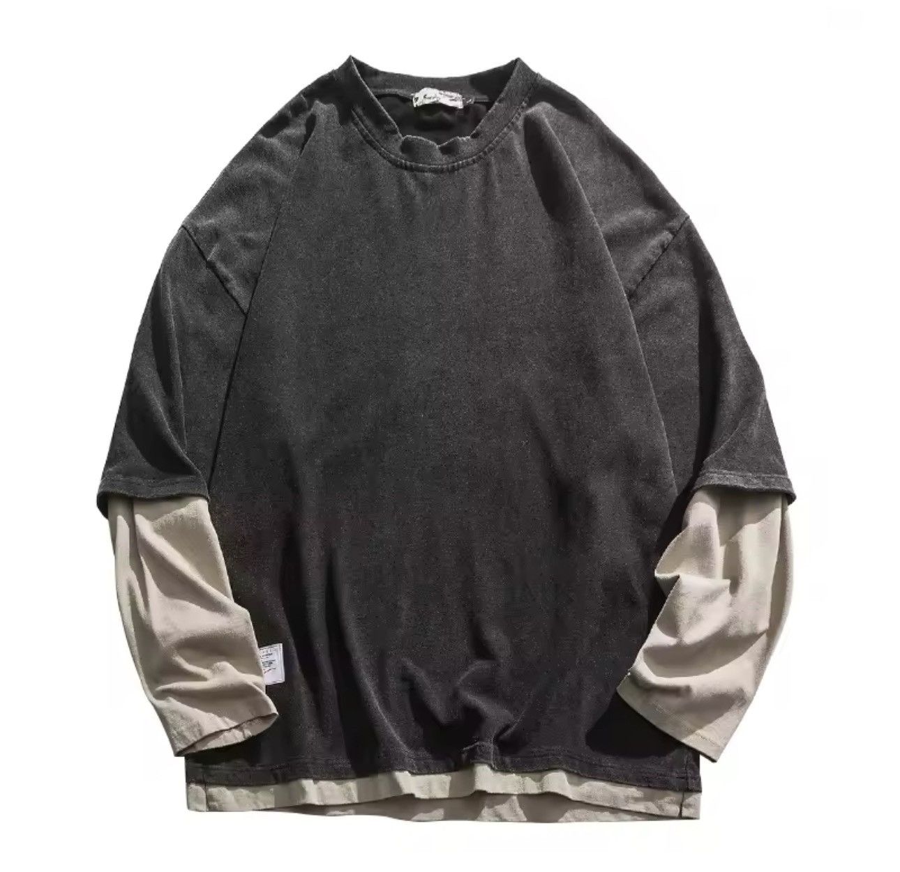 Vintage Retro Vintage Casual Round Neck Loose Pullover Sweatshirt Size US M / EU 48-50 / 2 - 2 Thumbnail