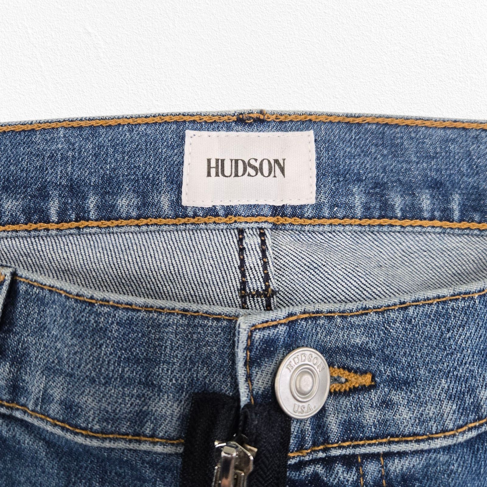 Hudson Hudson Crop Riley Relaxed Straight Jeans Size 29 Size 29" - 6 Thumbnail