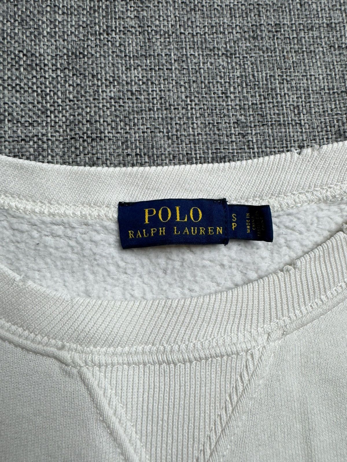 Polo Ralph Lauren Vintage Polo Ralph Lauren polo bearBig Logo white sweater Size US S / EU 44-46 / 1 - 4 Thumbnail