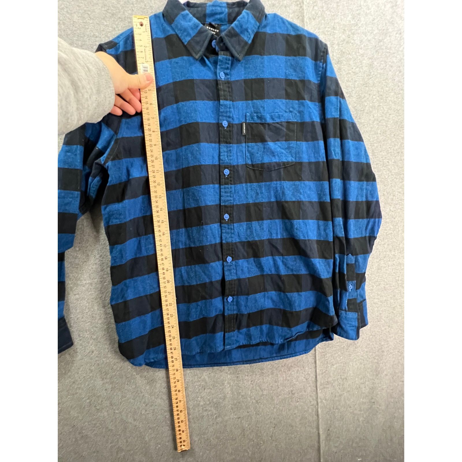 Oakley Oakley Shirt Adult Medium Checked Blue Black Button Up Size US M / EU 48-50 / 2 - 5 Thumbnail