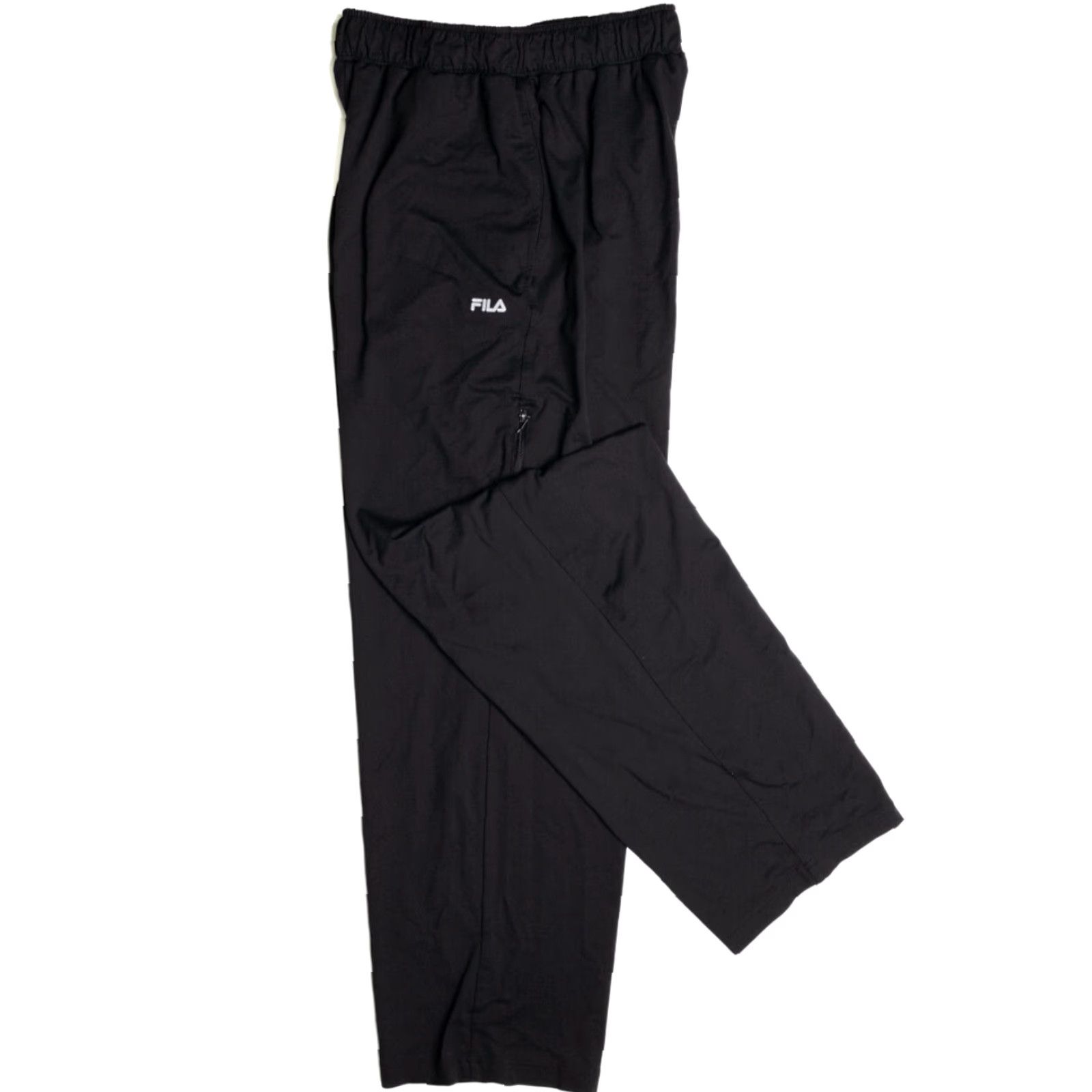 Fila VINTAGE FILA Black Track Pants Small Retro Athletic Joggers Sportswear Size US 29 - 2 Thumbnail