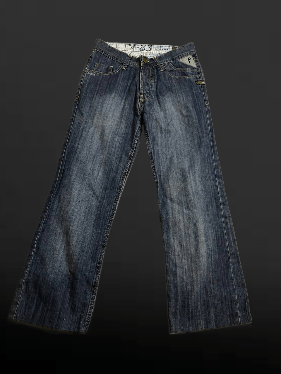 Vintage Police Raw streetwear distressed jeans Size US 28 / EU 44 - 1 Thumbnail