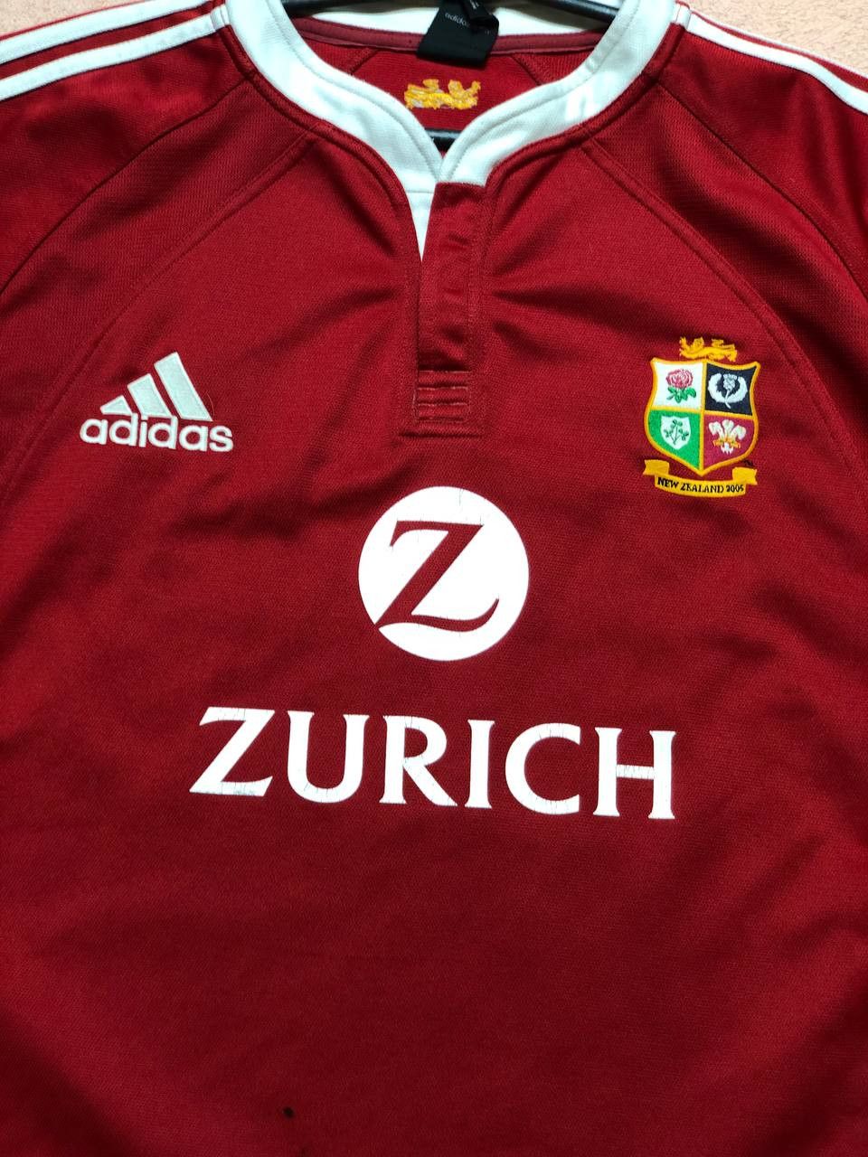 Adidas British and Irish Lions zurich adidas rugby shirt Size US XXL / EU 58 / 5 - 8 Thumbnail