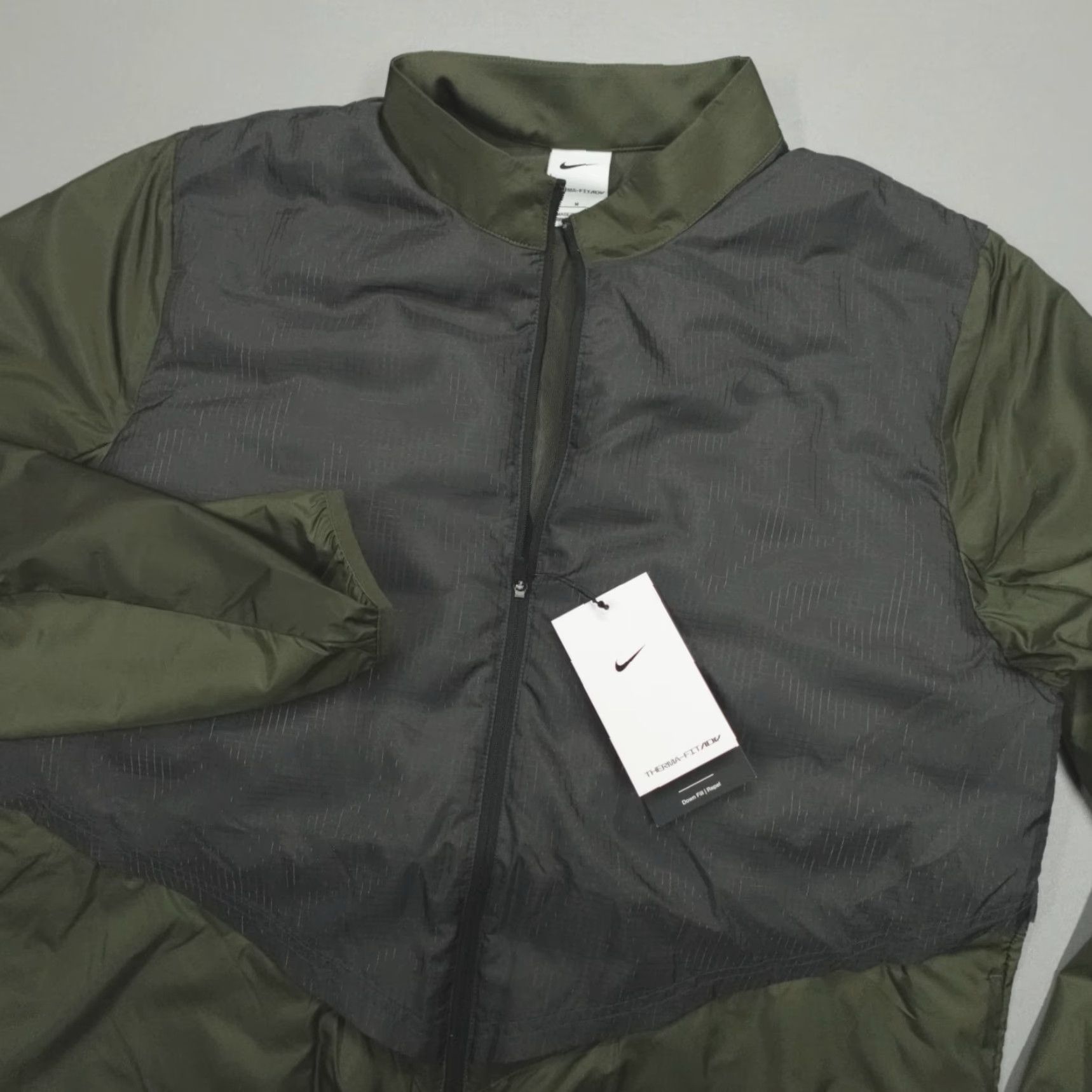 Nike Nike Therma-Fit ADV Repel Full Zip Golf Jacket Mens M Green Size US M / EU 48-50 / 2 - 2 Thumbnail