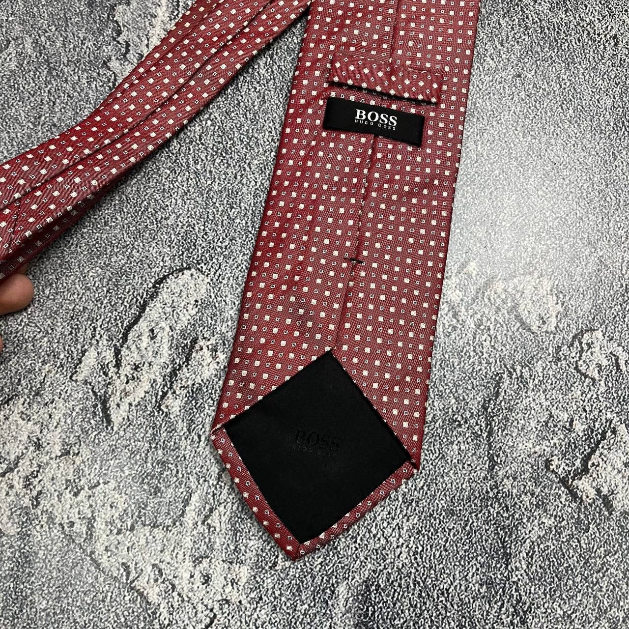 Hugo Boss HUGO BOSS Men's Silk Tie Striped Pattern Luxury Designer Size ONE SIZE - 7 Thumbnail