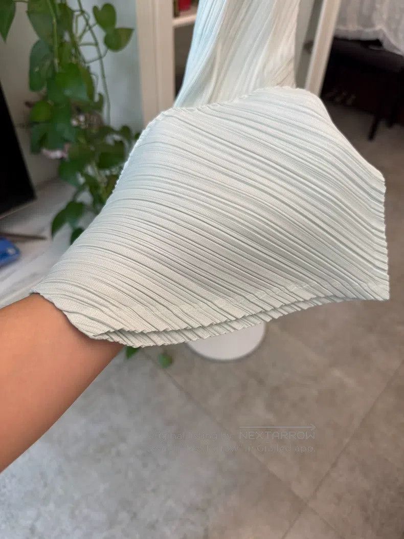 Issey Miyake Issey Miyake size:3 Kelp Top Size 31" - 2 Thumbnail