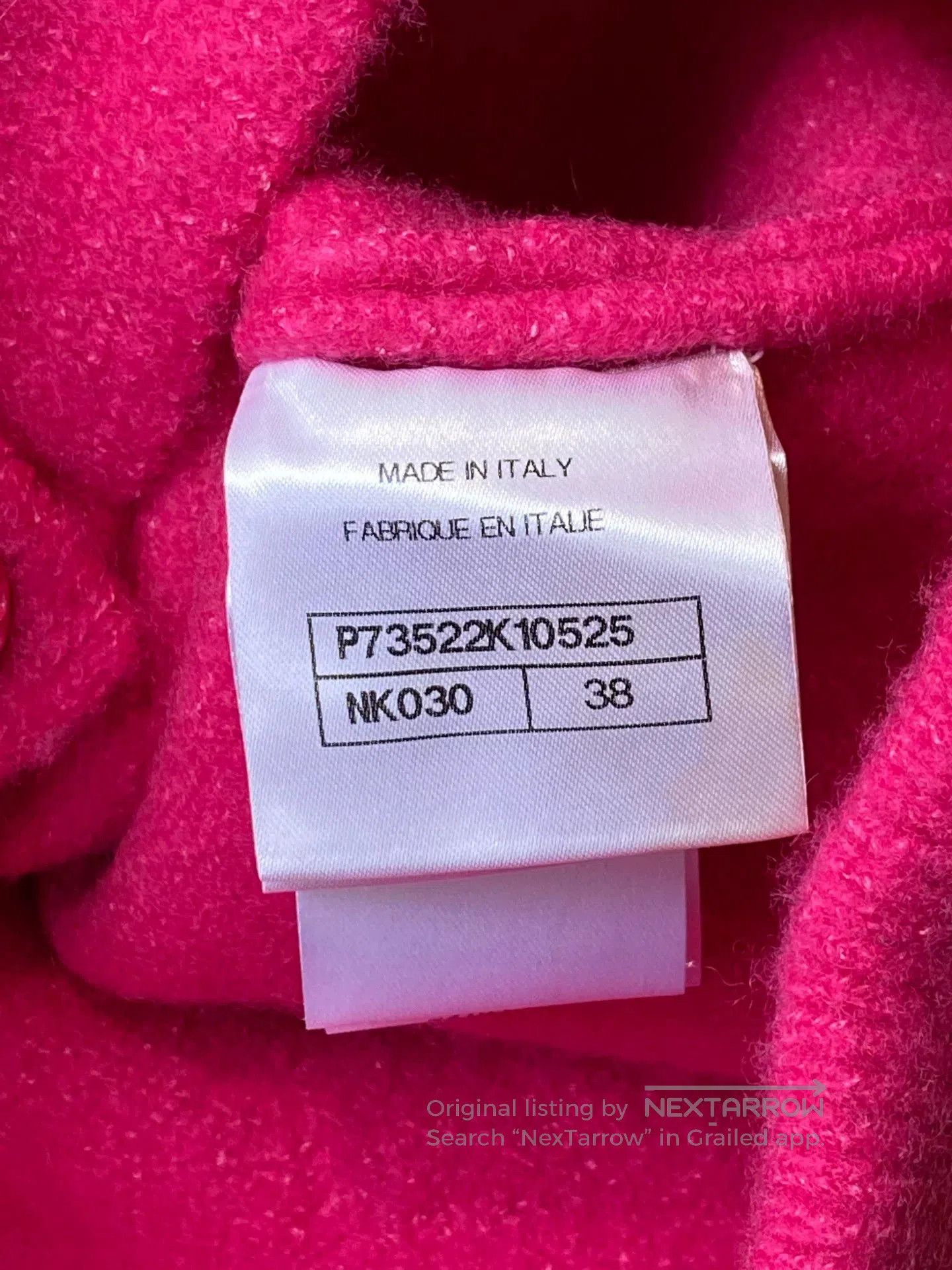 Chanel Chanel 2022 Pink Wool Cardigan FR38. Size US M / EU 48-50 / 2 - 4 Thumbnail