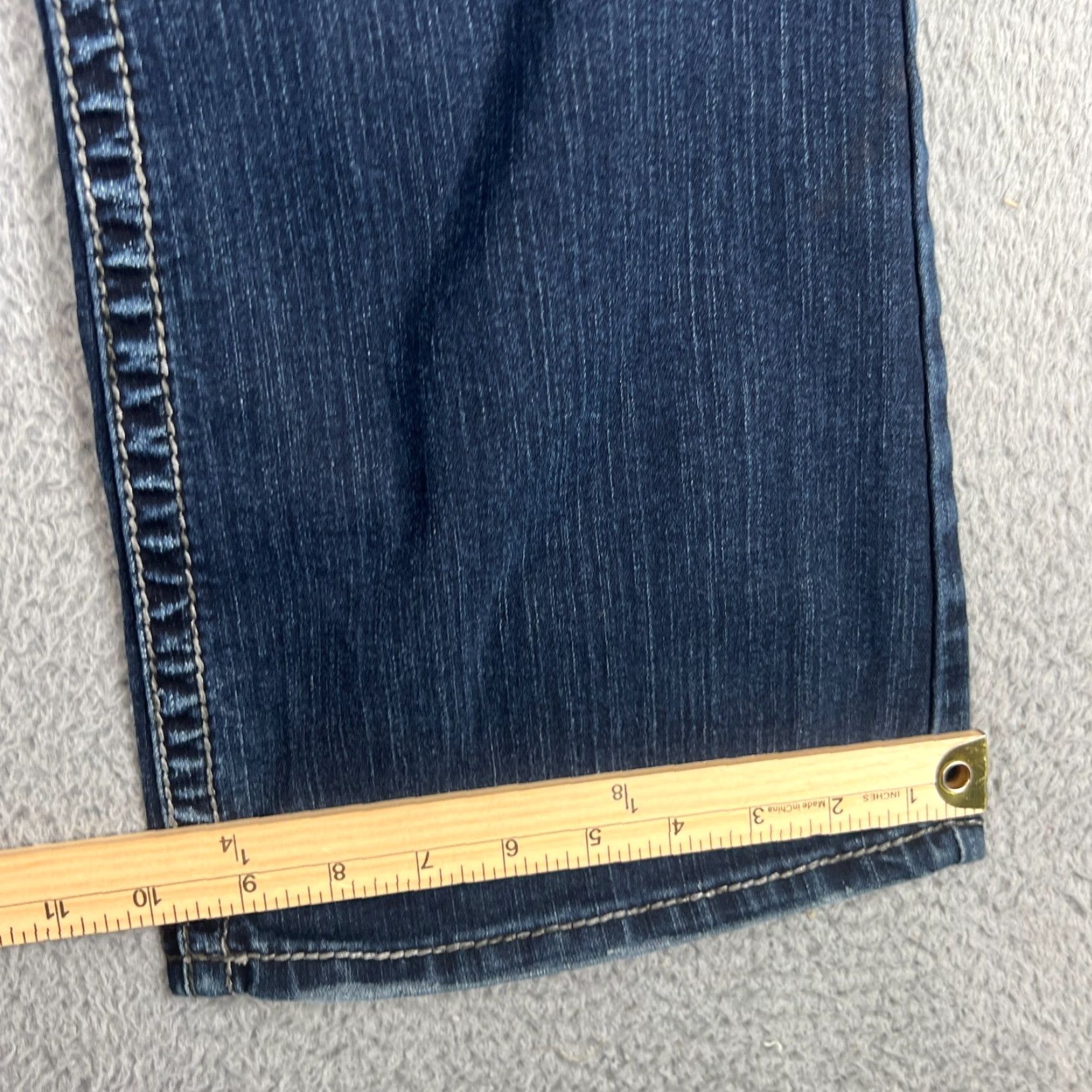 Silver Jeans Co. Silver Jeans Women's Bootcut Jeans 33x30 Dark Wash Flap Pocket Cotton Blend Size 24" / US 00 / IT 34 - 2 Thumbnail