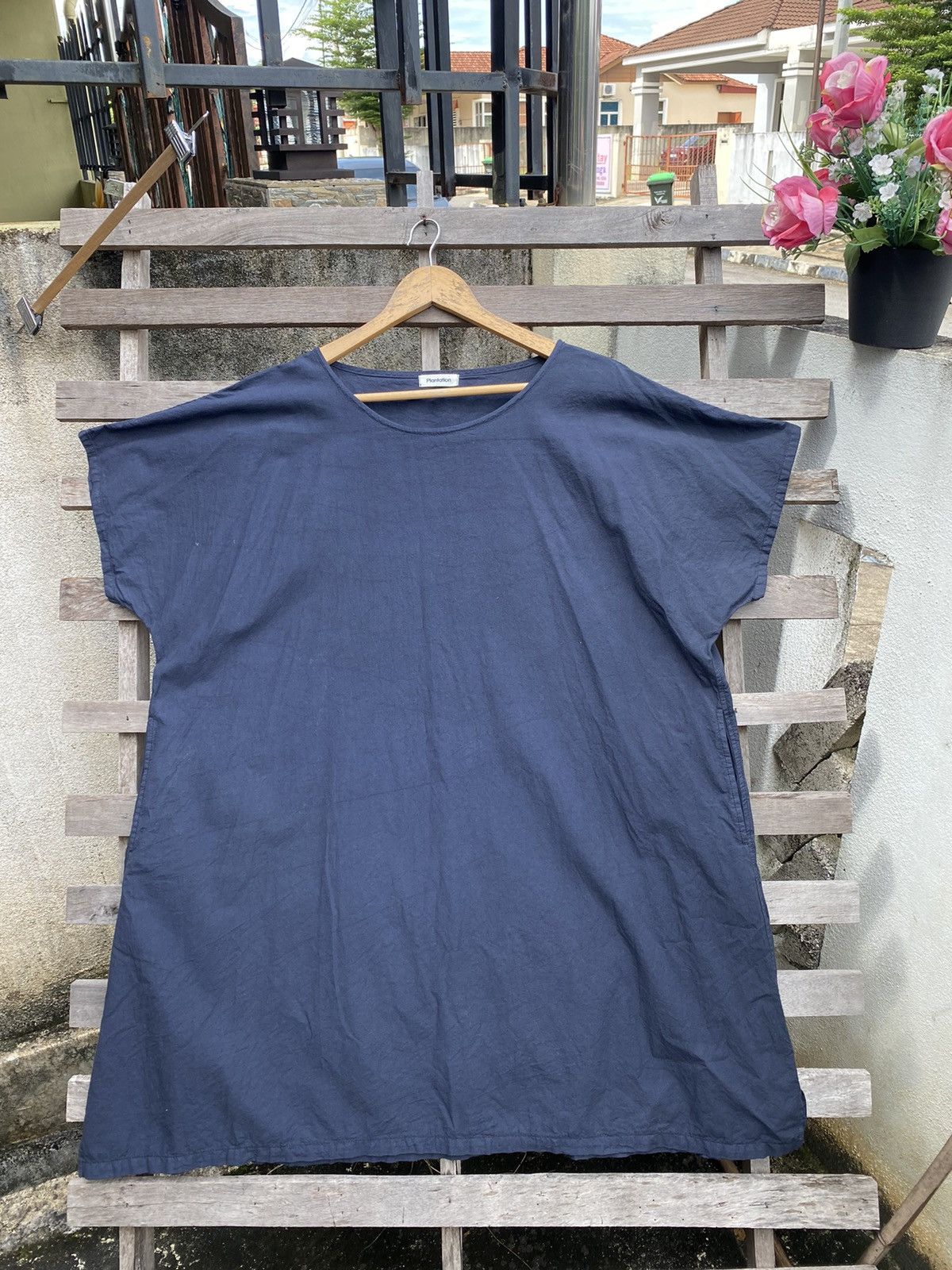 Issey Miyake Plantation By Issey Miyake Short Sleeve Dress Size ONE SIZE - 4 Thumbnail