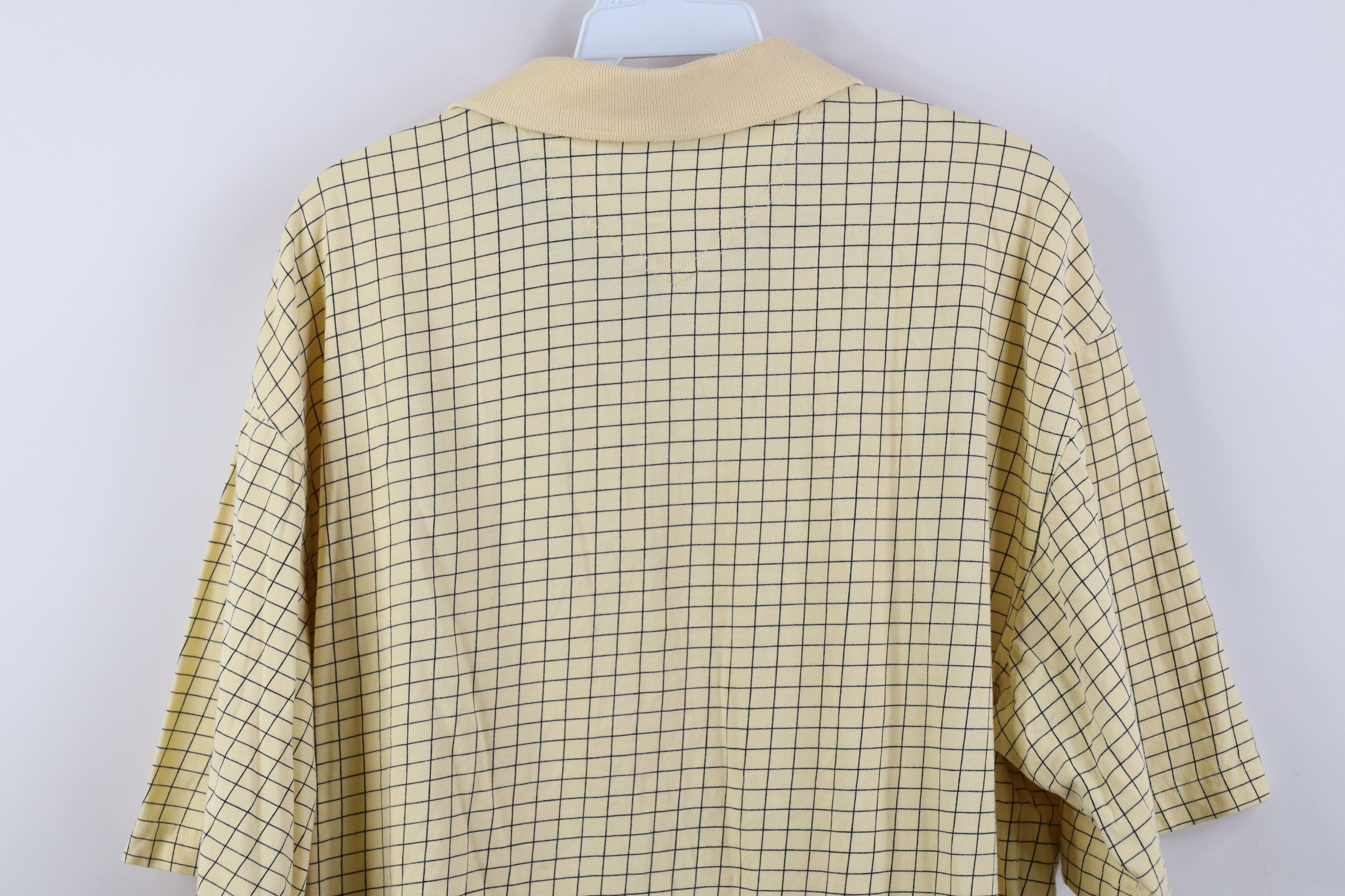 Fila Vintage 90s Fila Italy Spell Crest Collared Polo Shirt Plaid Size US XL / EU 56 / 4 - 11 Thumbnail