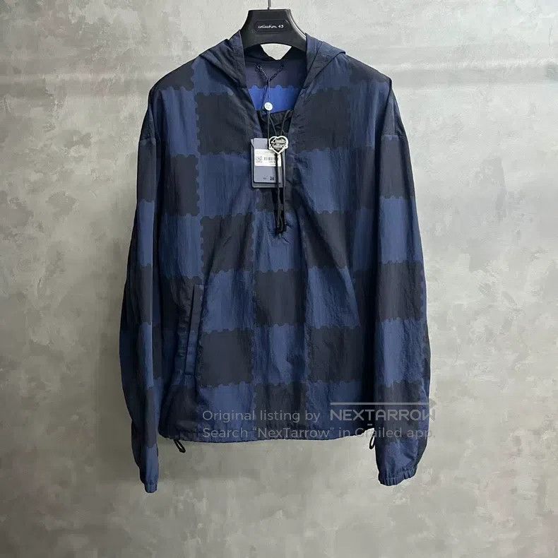 Louis Vuitton Louis Vuitton Navy checkerboard drawstring hooded sweatshi Size US L / EU 52-54 / 3 - 1 Thumbnail
