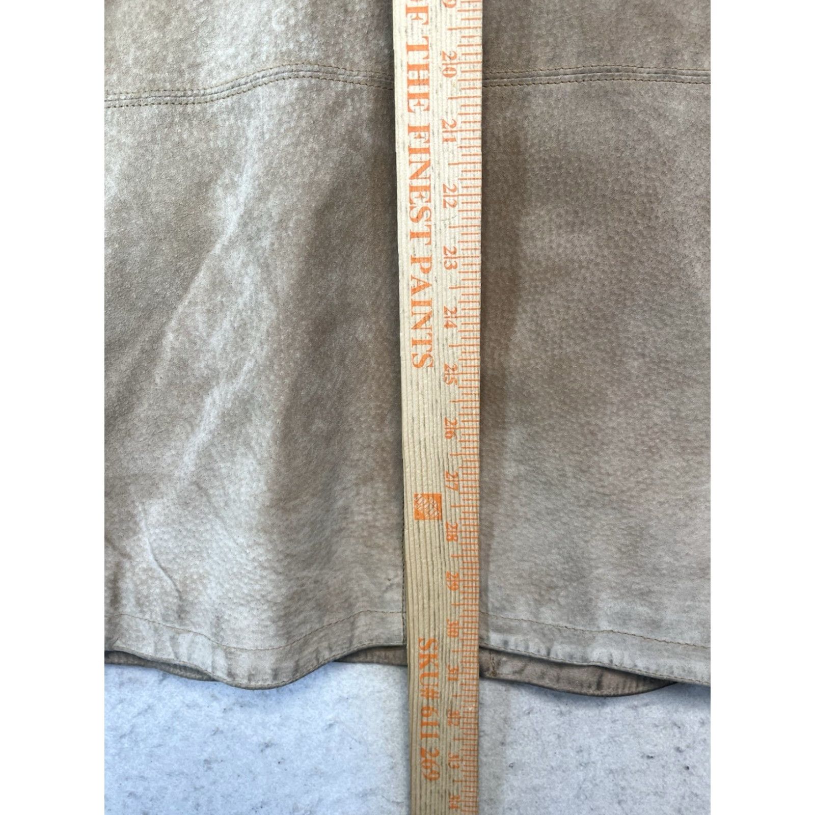 Vintage VINTAGE Winlit Leather Jacket Beige 100% Leather Size Medium Women Suede Tan See Pics Jacket Women Medium Beige Leather Size M / US 6-8 / IT 42-44 - 4 Thumbnail