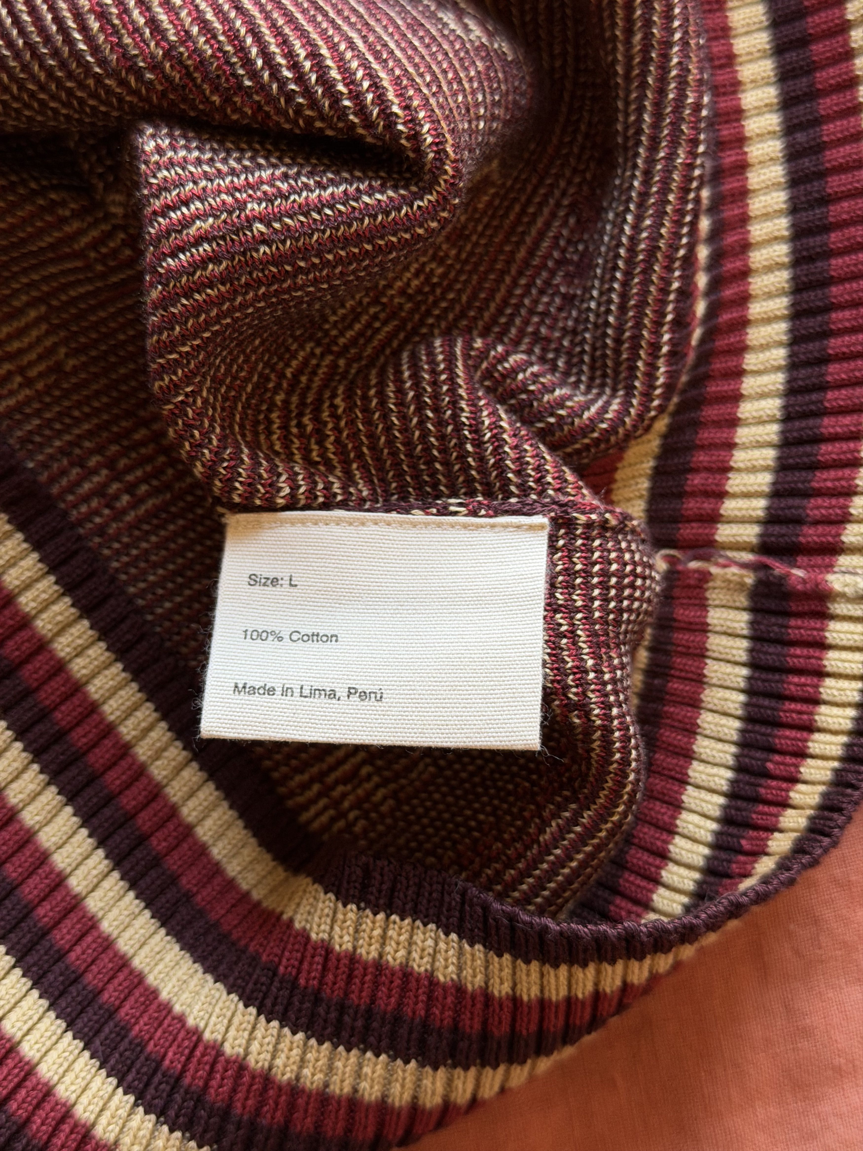 Bode Bode Gridiron Quarter Zip Sweater in Brown Size US L / EU 52-54 / 3 - 10 Thumbnail