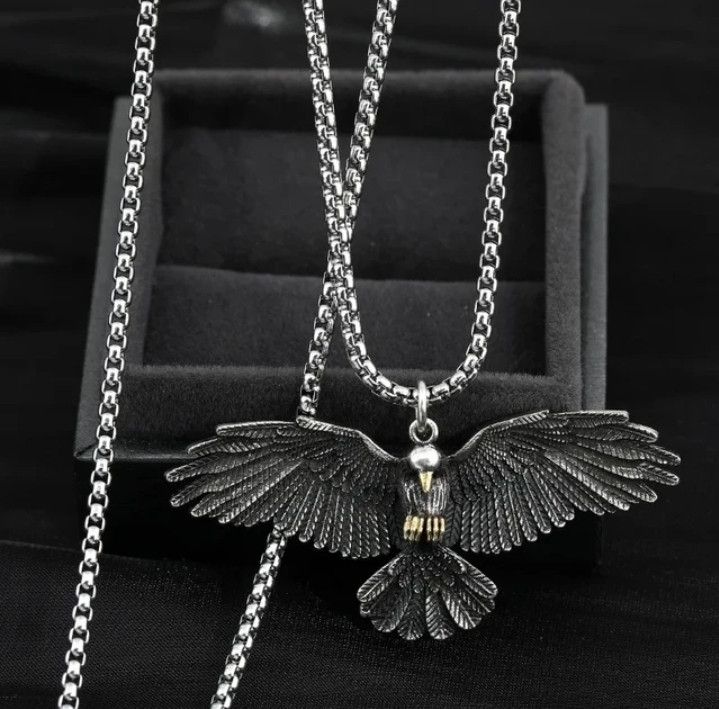 Jewelry × Vintage Classic Eagle Wings Pendant Necklace Size ONE SIZE - 3 Thumbnail