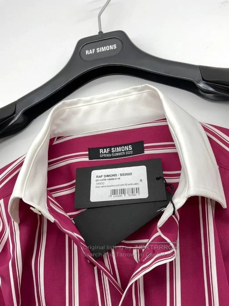 Raf Simons Raf Simons 22ss sleeve label silver buckle plaid short tee Size US S / EU 44-46 / 1 - 5 Thumbnail