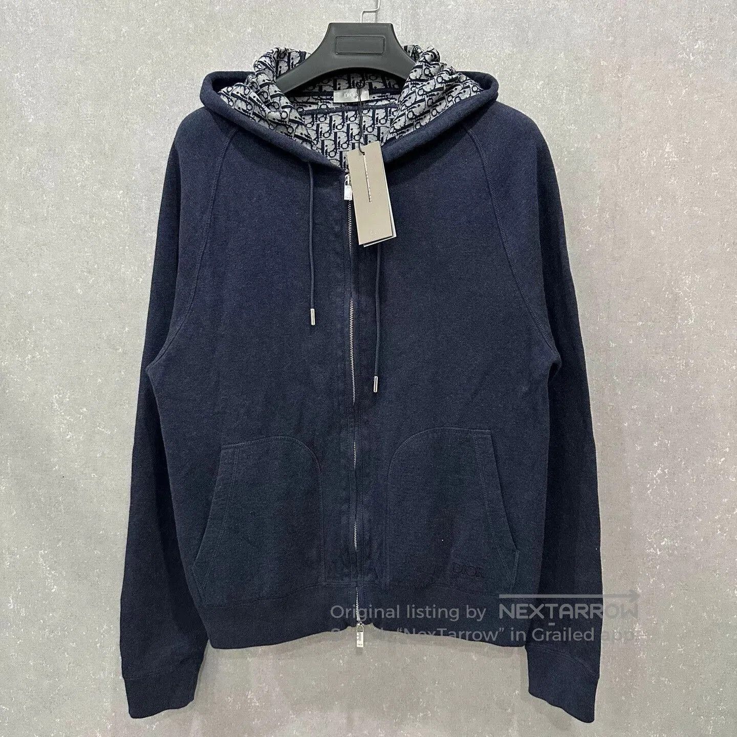Dior Dior Full Print Zip Hoodie Jacket XL. Size US XL / EU 56 / 4 - 1 Thumbnail