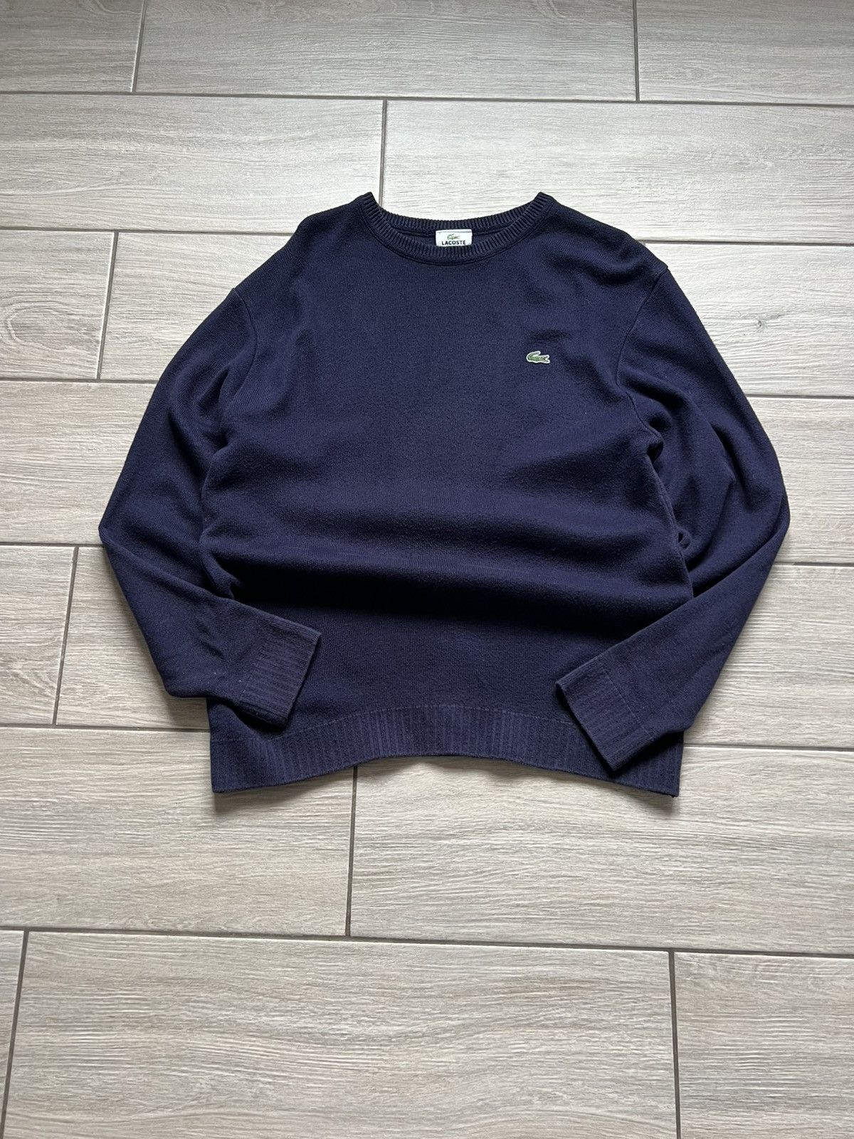Lacoste Lacoste Sweater Men's Large Embroidered Logo Pullover Size US L / EU 52-54 / 3 - 9 Thumbnail