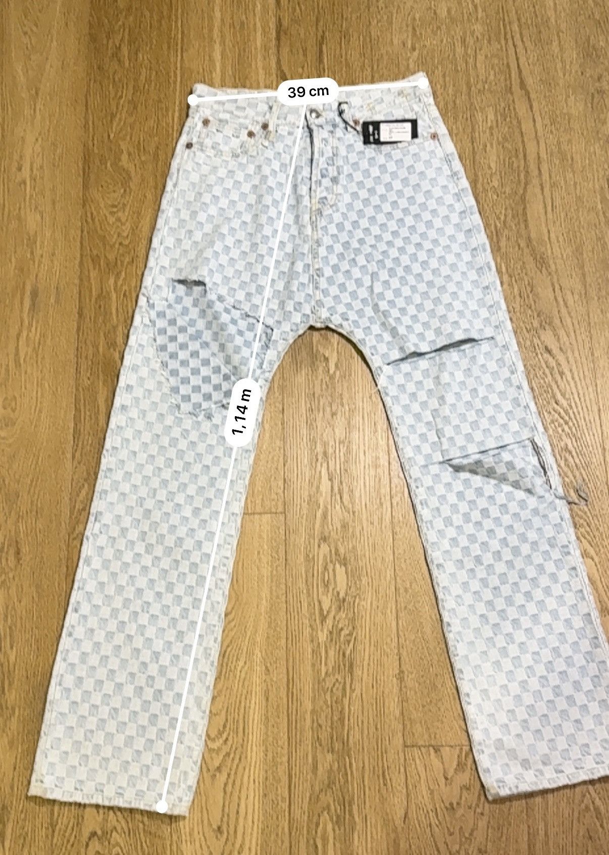 R13 R13 Izzy drop checker board Size 27" / US 4 / IT 40 - 19 Thumbnail