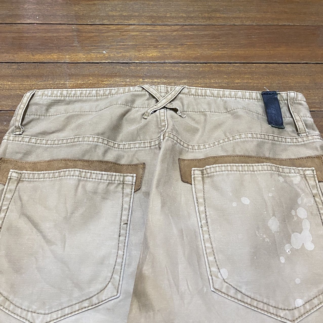 Isamu Katayama Backlash Isamu Katayama Backlash - Flared Pants Leather Pockets Size US 28 / EU 44 - 4 Thumbnail