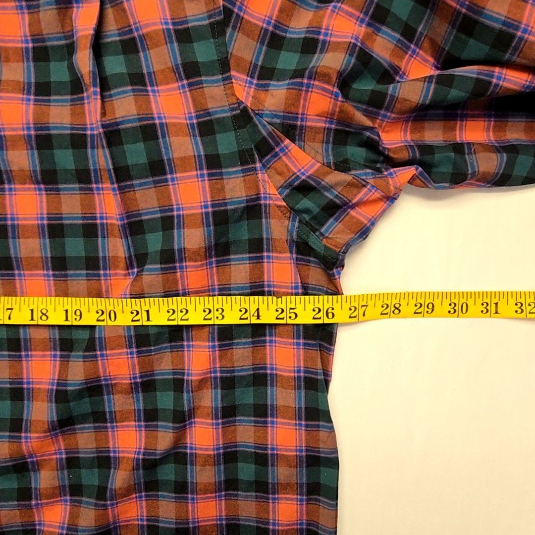 Duluth Trading Company Duluth Untucked Trading Plaid Shirt Relaxed Fit Red XL Size US XL / EU 56 / 4 - 9 Thumbnail