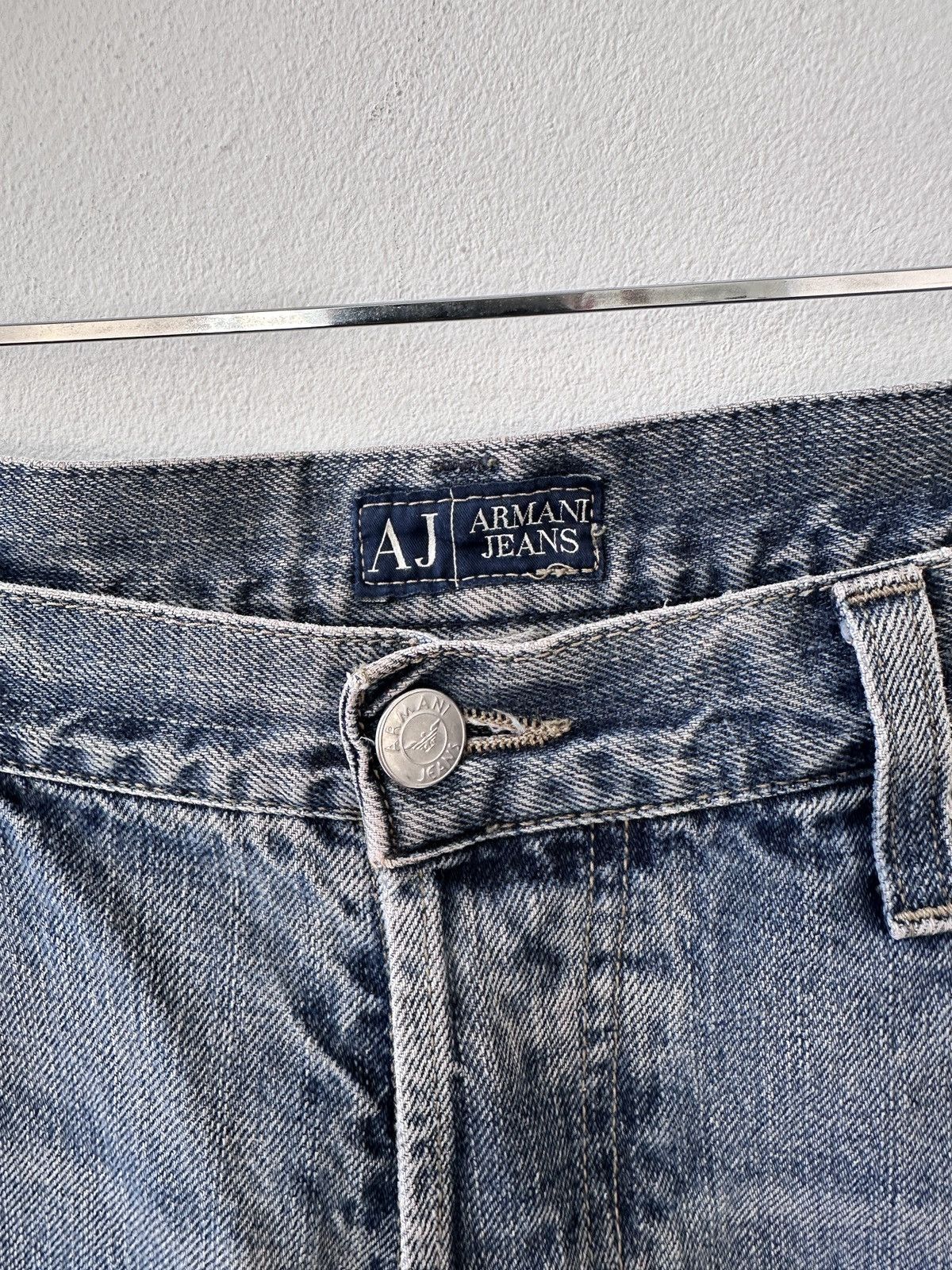 Emporio Armani Vintage Armani Jeans Indigo 002 Series Denim Size 38 Blue Size US 38 / EU 54 - 9 Thumbnail