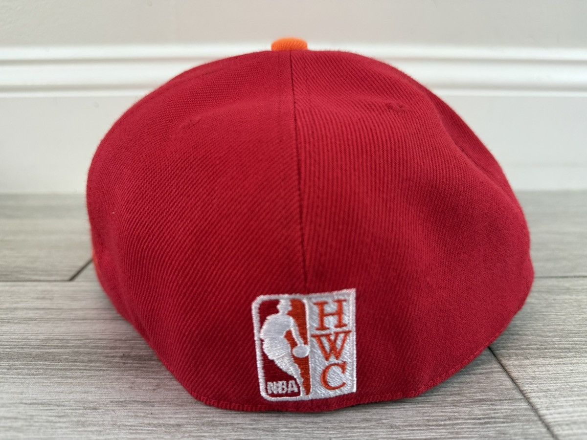 Mitchell & Ness × NBA Miami Heat Mitchell & Ness Hardwood Classics Fitted 7 3/8 Size ONE SIZE - 3 Thumbnail
