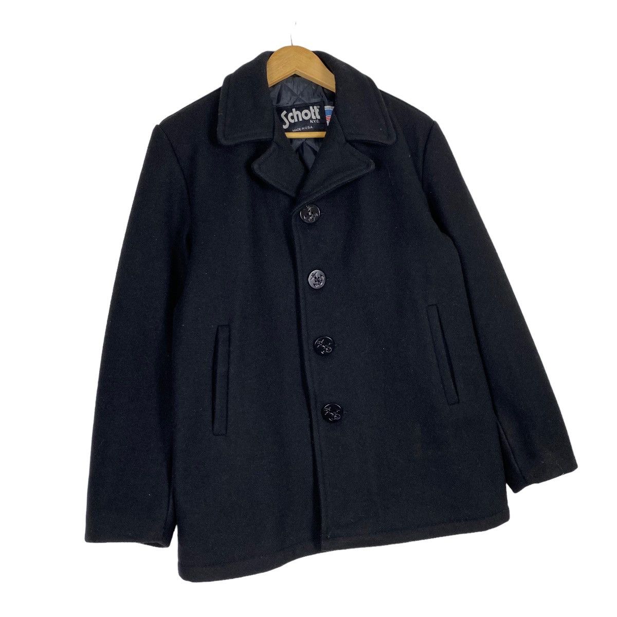 Schott × Vintage Schott vintage USN WW2 wool peacoat jacket Size US M / EU 48-50 / 2 - 3 Thumbnail
