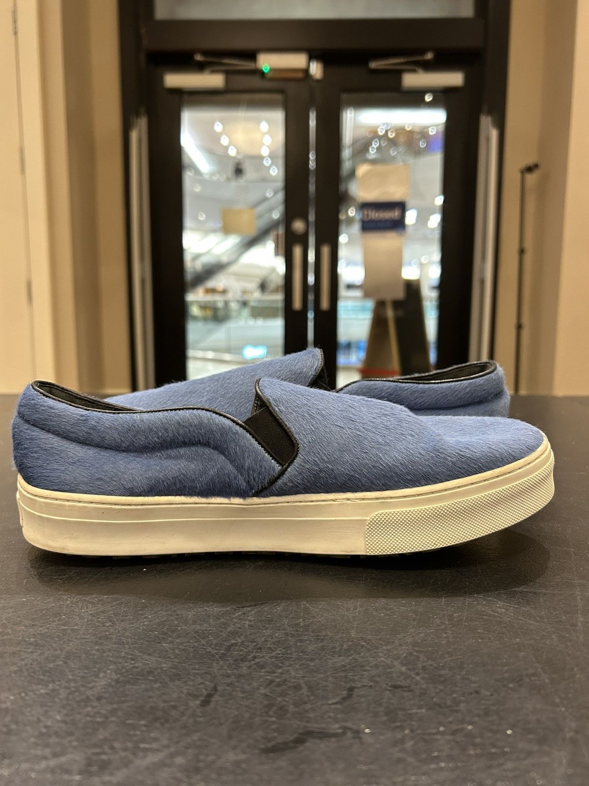Celine Celine Fur Slip On Sneaker Size US 7 / EU 40 - 2 Thumbnail