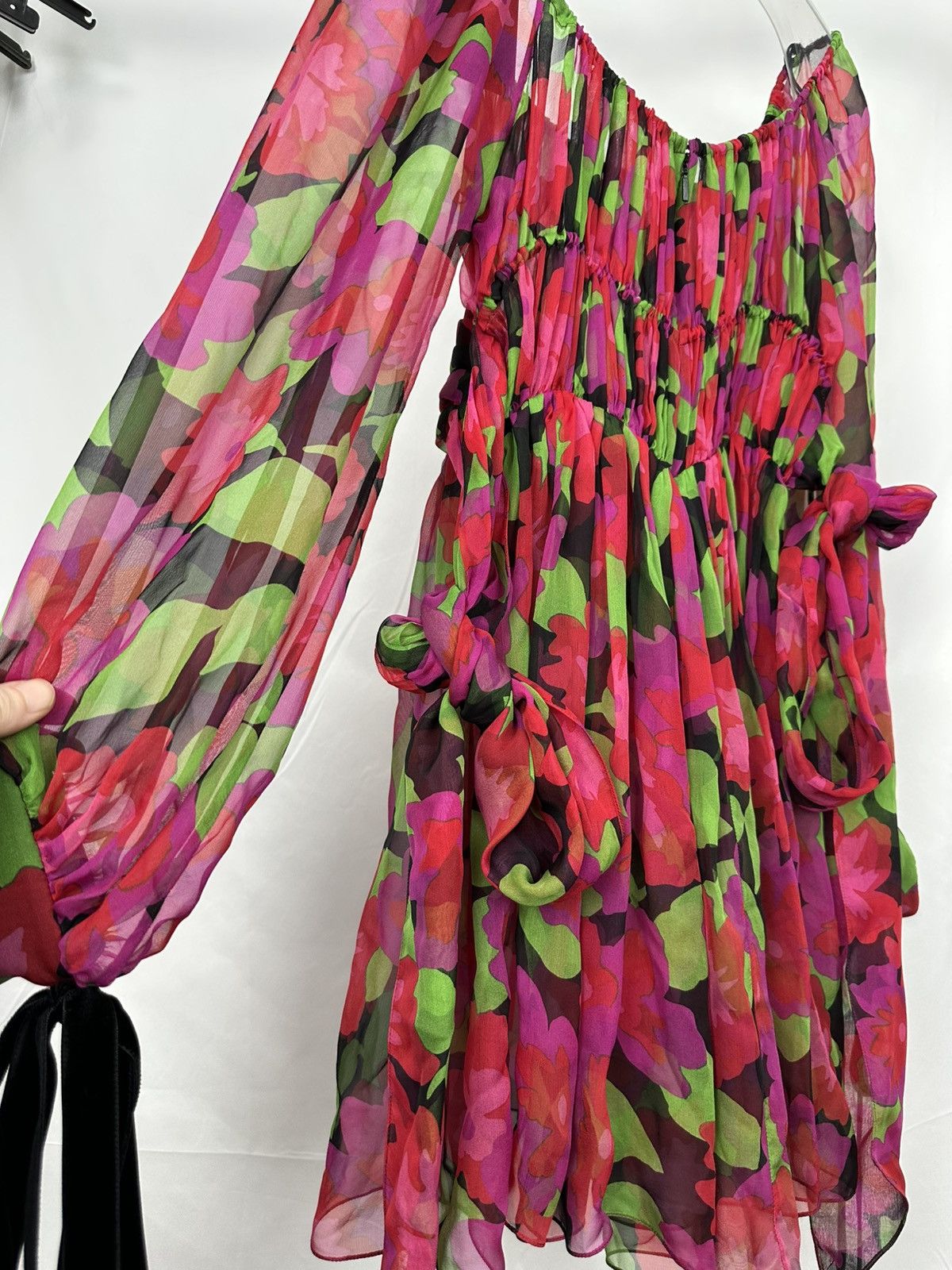 Saint Laurent Paris Saint Laurent Multicolor dress Size XS / US 0-2 / IT 36-38 - 13 Thumbnail