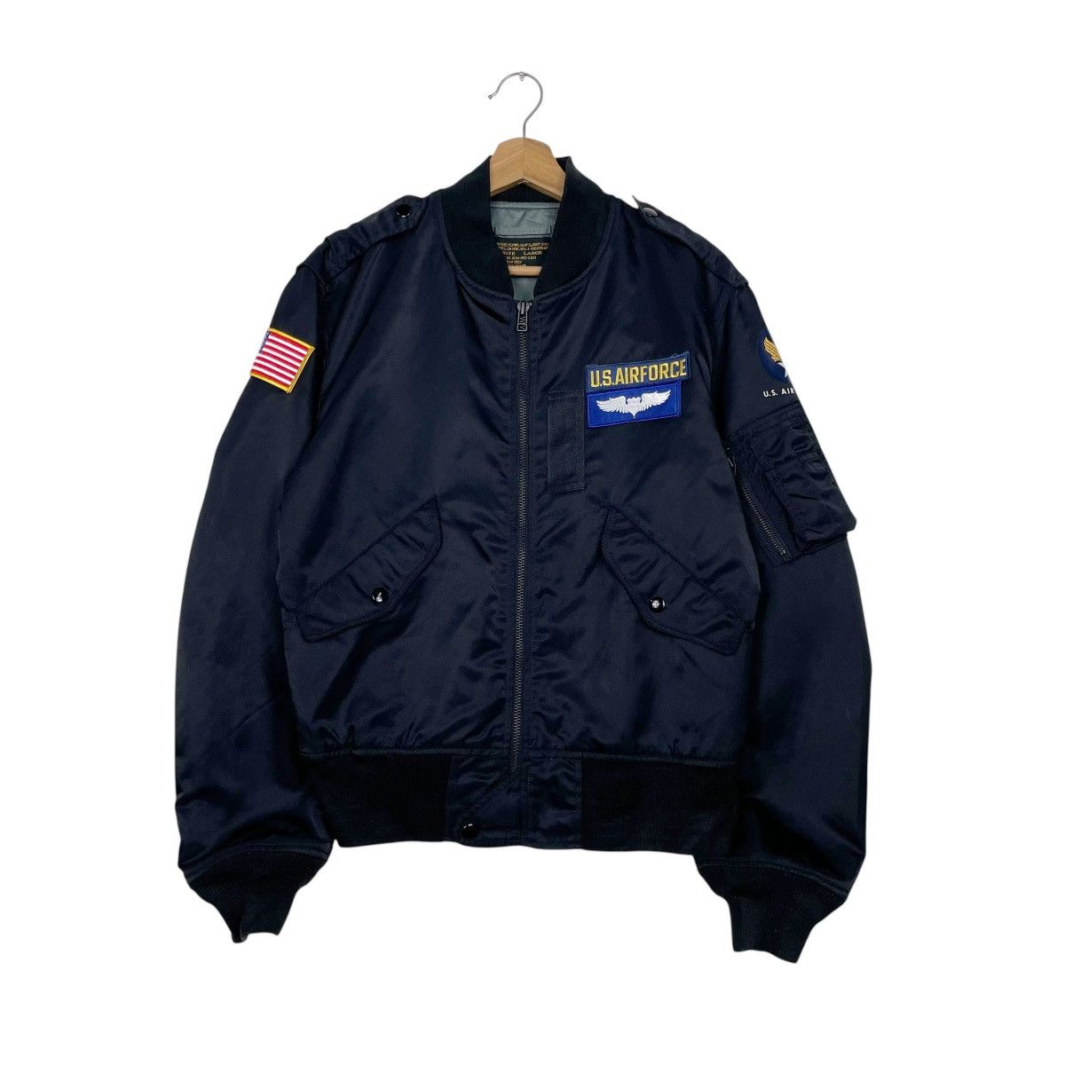 Japanese Brand US Air Force Military Type L-2B Bomber Jacket Size US M / EU 48-50 / 2 - 1 Thumbnail