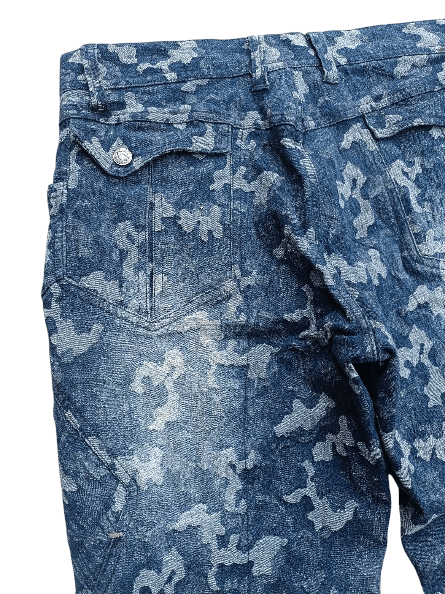 In The Attic × Japanese Brand RARE Japanese Brand In The Attic Camo Multi Pocket Pant E223 Size US 33 - 7 Thumbnail