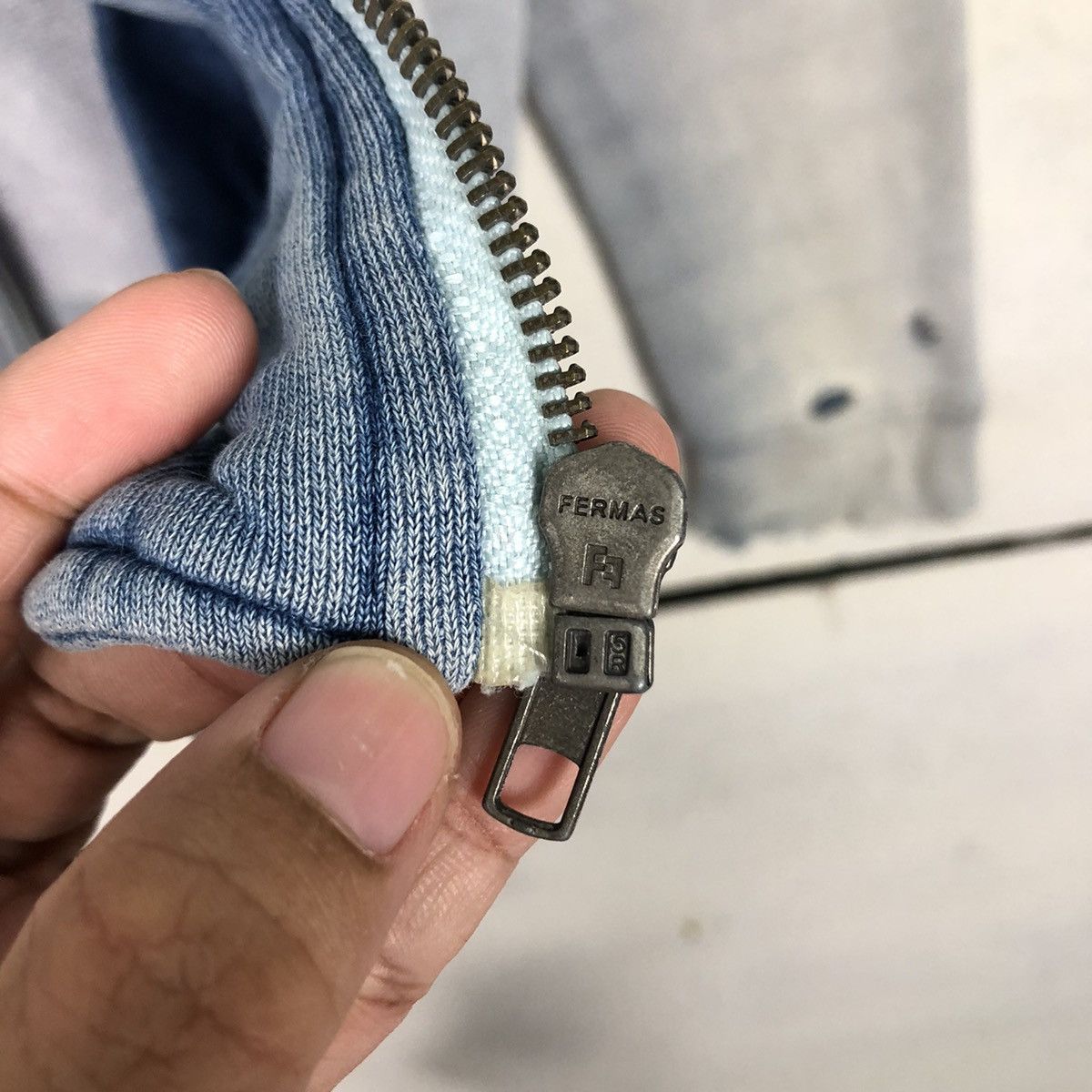 Diesel Diesel Washed Blue Full Zip Hoodie Size US S / EU 44-46 / 1 - 19 Thumbnail