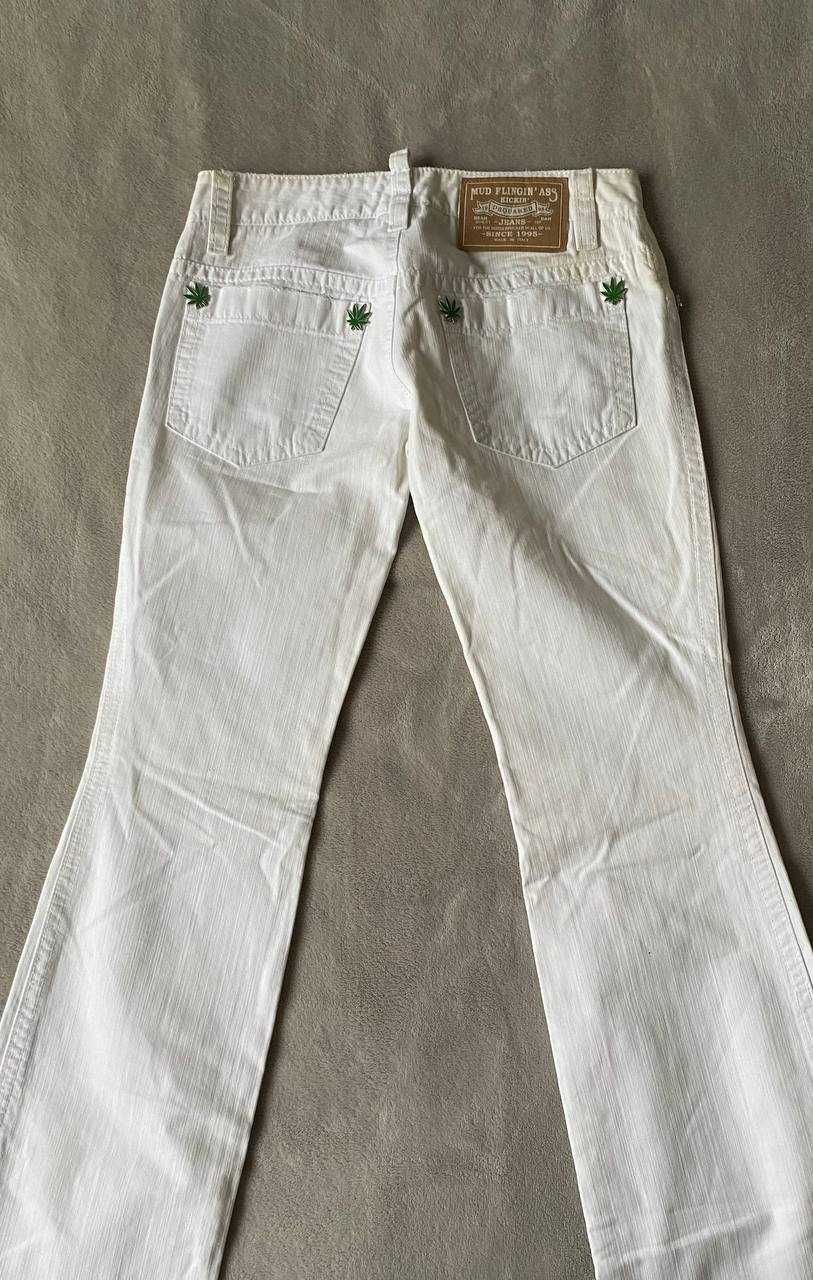Dsquared2 Dsquared2 Marijuana Flared Vintage y2k low rise Pants Size 26" / US 2 / IT 38 - 4 Thumbnail