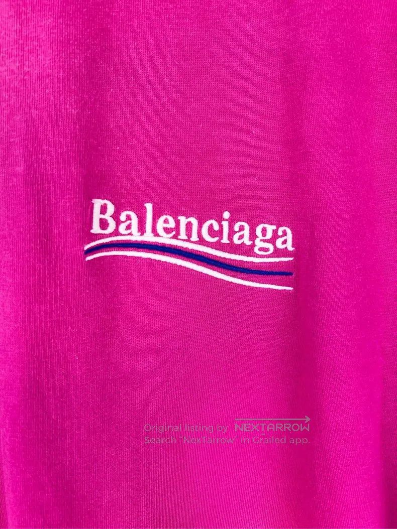 Other Balenciaga Pink Tie-Dye Coca-Cola Wave Short Sleeve T-Shir Size US M / EU 48-50 / 2 - 5 Thumbnail