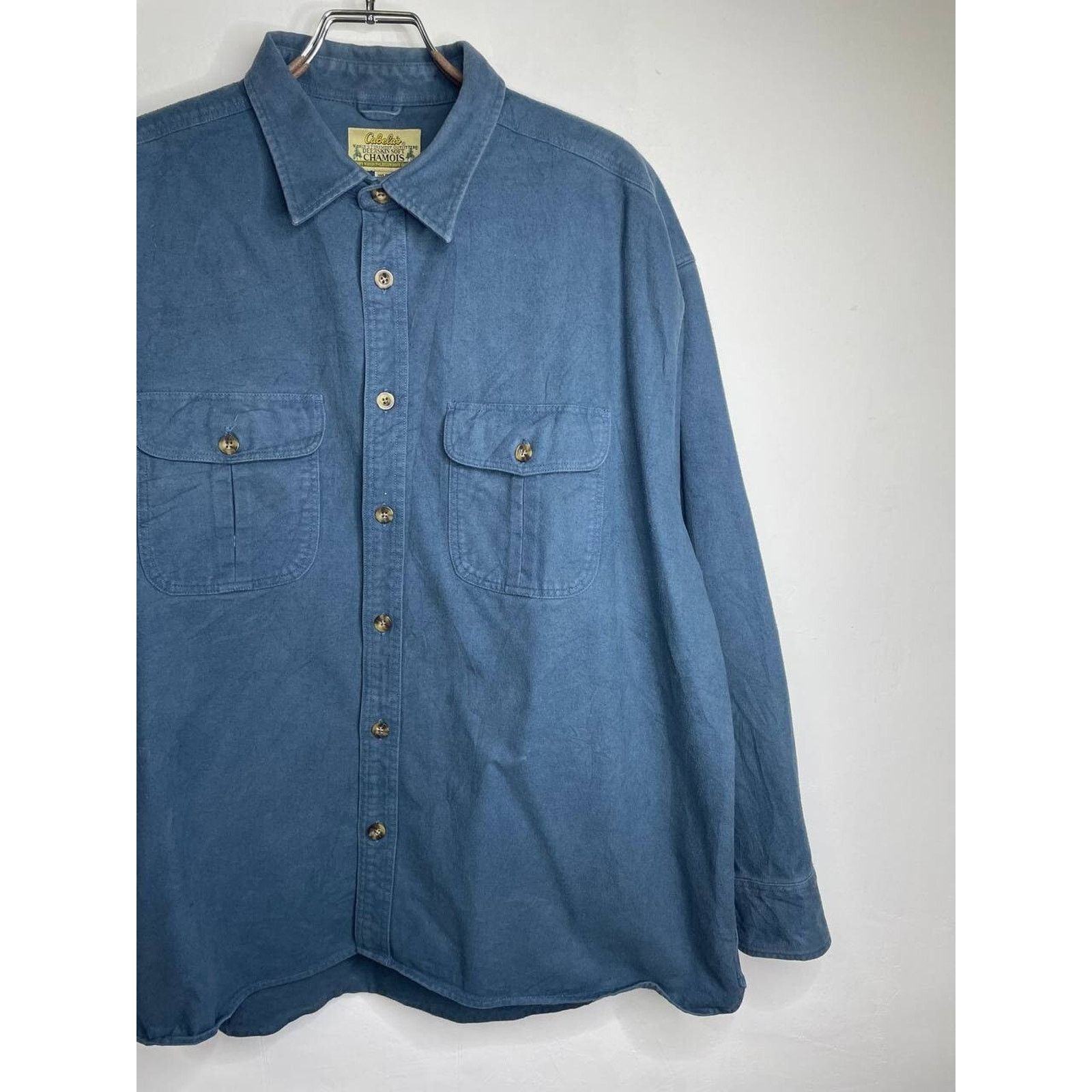 Cabelas Vintage Cabela’s Deerskin Soft Chamois Shirt Flannel 2XL Size US XXL / EU 58 / 5 - 5 Thumbnail