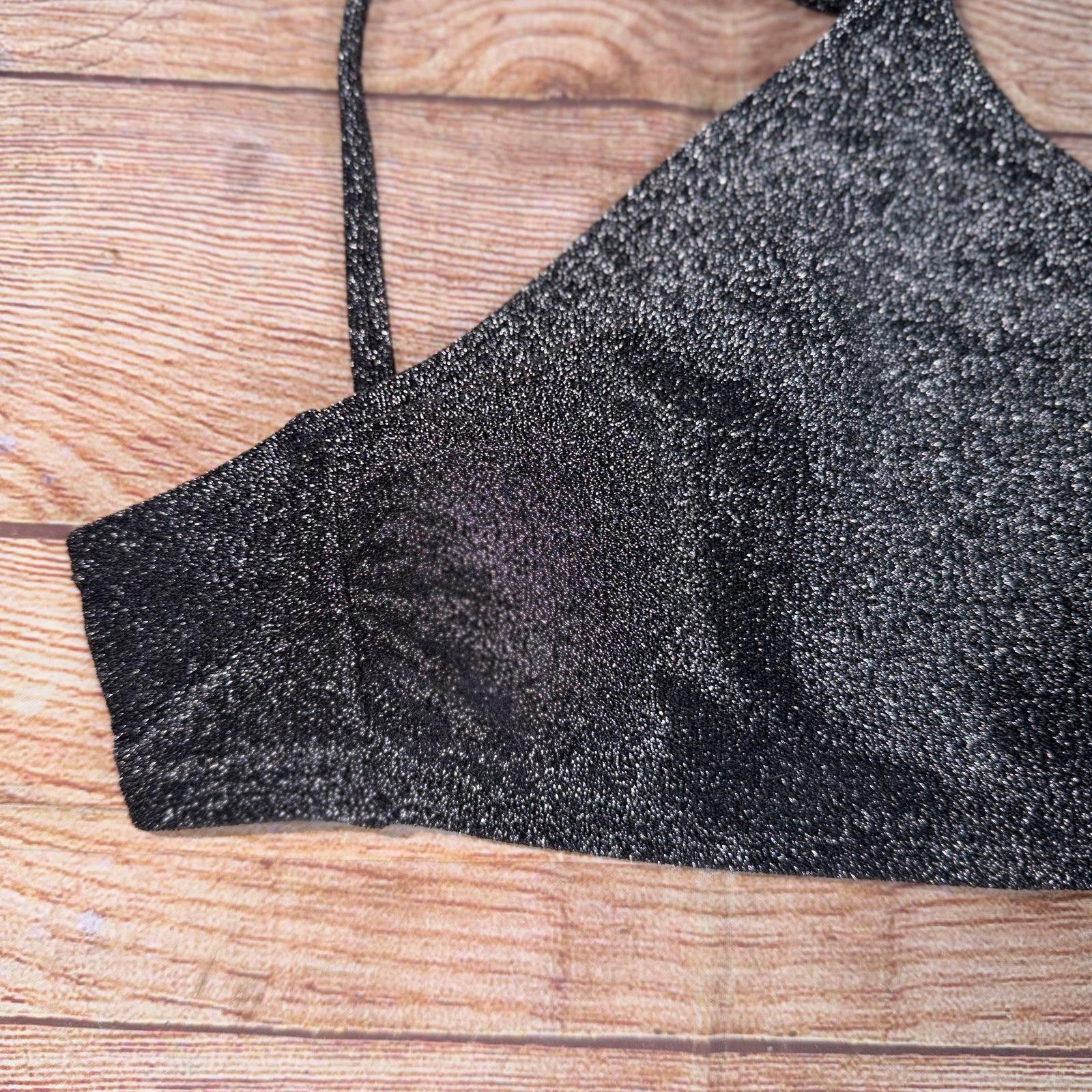 Other Wild Fable Small Glitter Bikini Top Size ONE SIZE - 2 Thumbnail