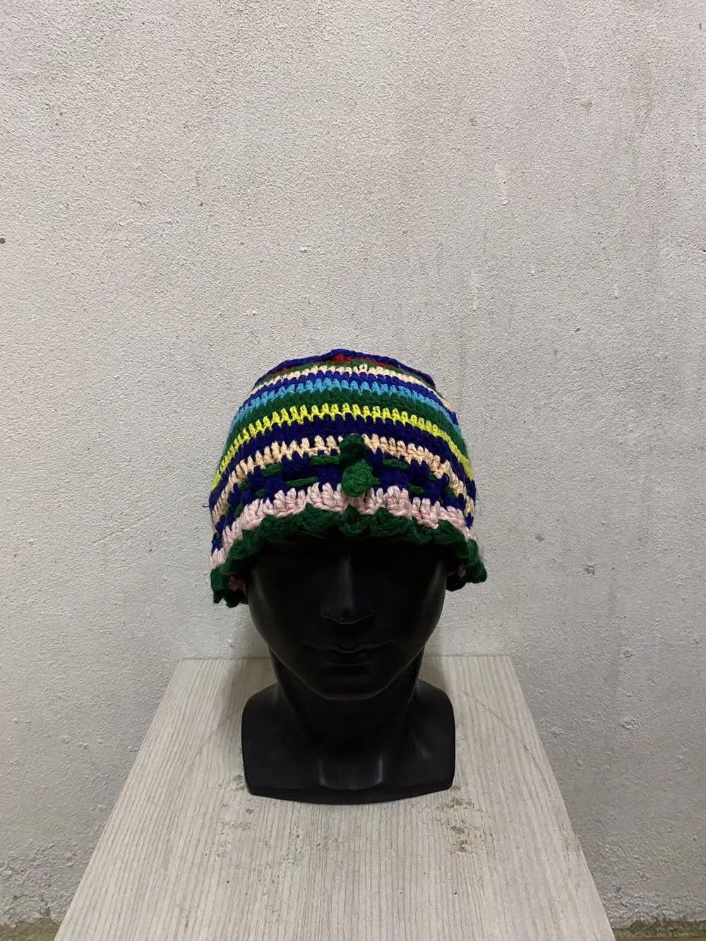 Japanese Brand Japanese Brand Rare Design Knit Beanie Hat Size ONE SIZE - 3 Thumbnail