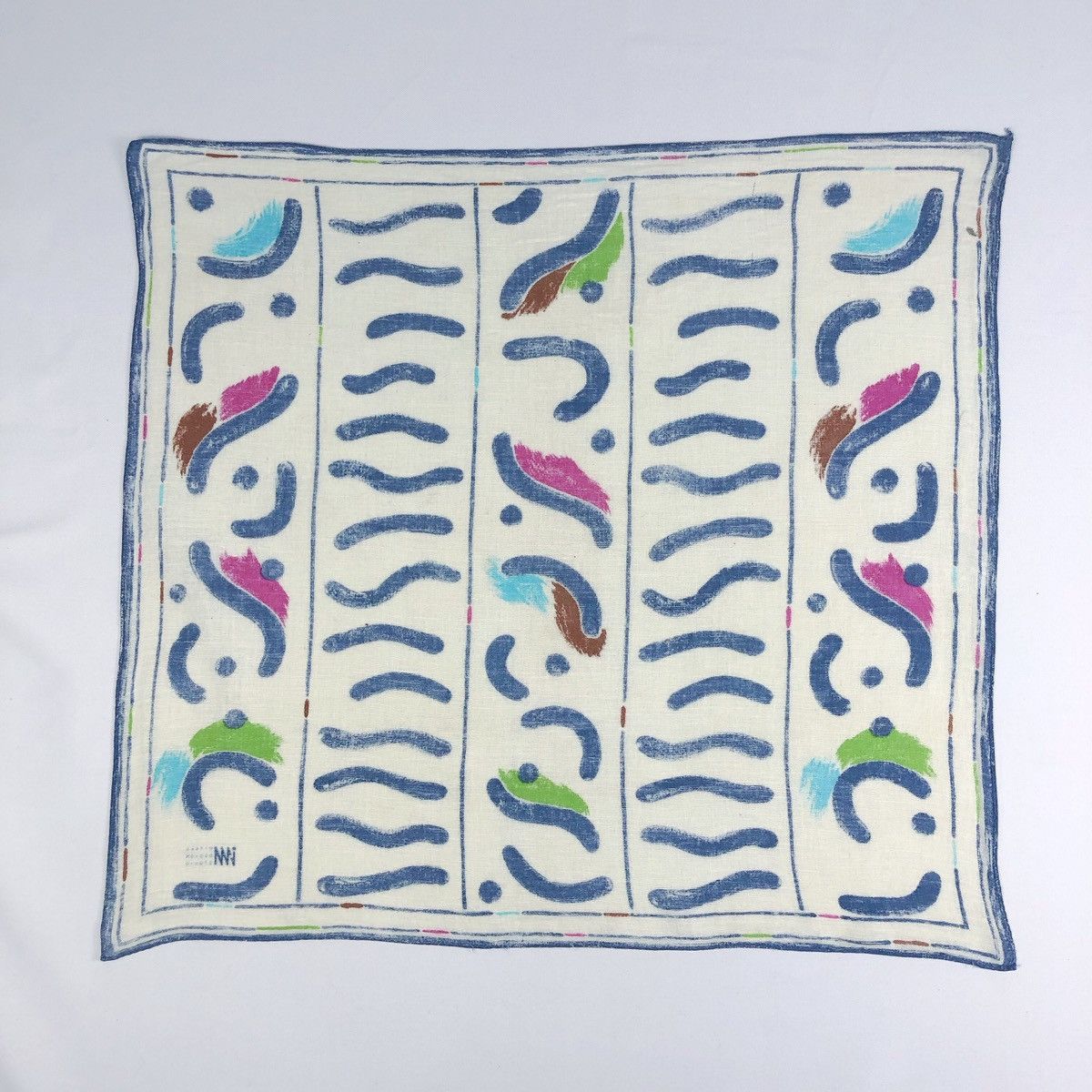 Issey Miyake Rare Vintage Issey Miyake Abstract Handkerchief Bandana Size ONE SIZE - 4 Thumbnail