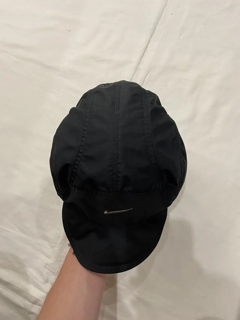 Nike 🦍VINTAGE 90’S Y2K NIKE NYLON DRILL 5 PANEL CAP HAT SWOOSH Size ONE SIZE - 10 Thumbnail