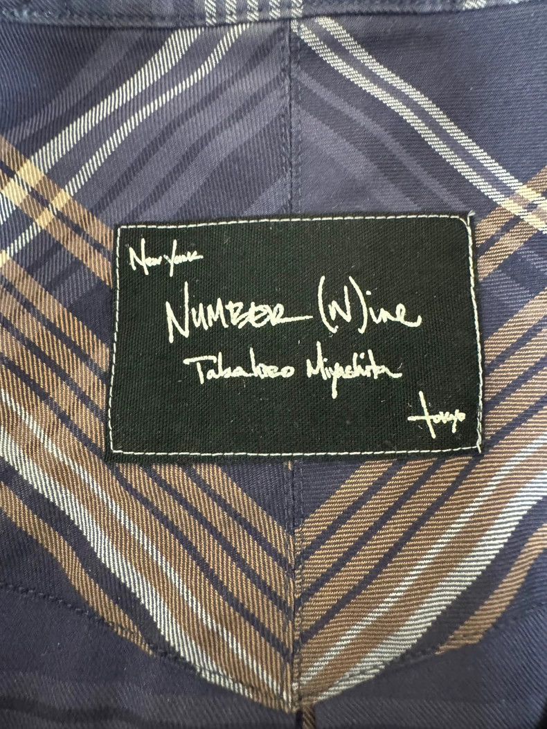 Number (N)ine Number (N)ine09 Court stitched plaid shirt 2503-Nextarrow Size US M / EU 48-50 / 2 - 3 Thumbnail