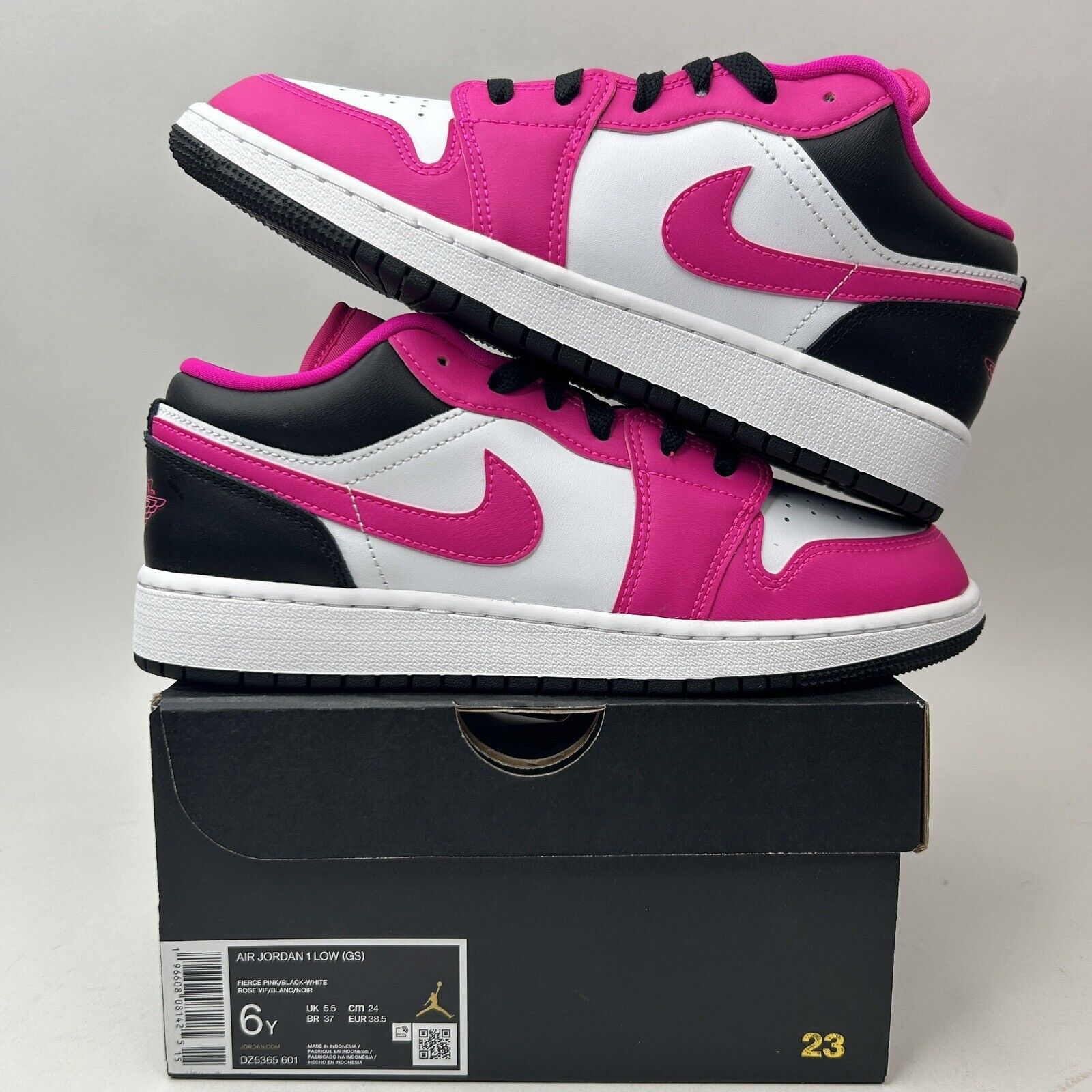 Nike Shoes Air Jordan Low GS “Fierce Pink/Black White”